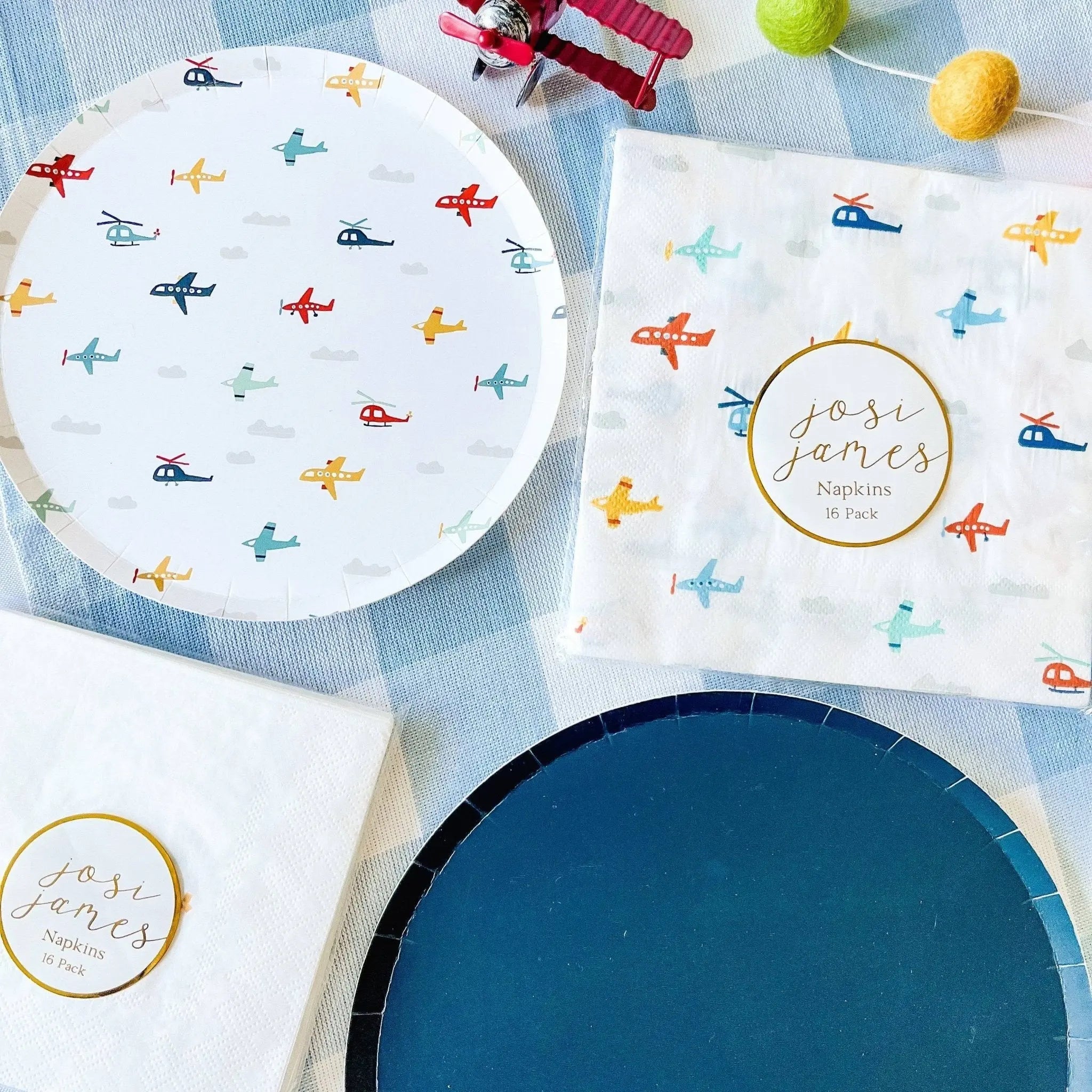 Airplane Napkins Small (16 Per Set)
