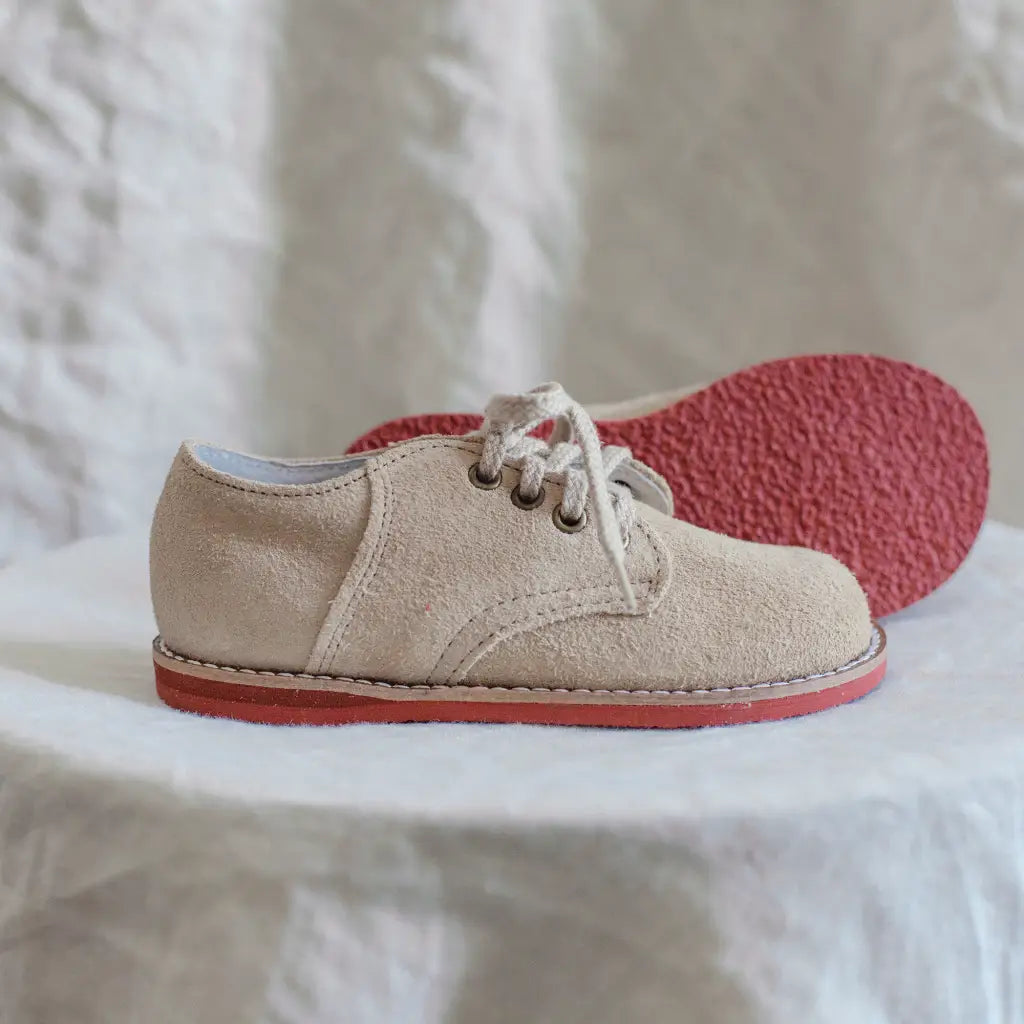 Albert Saddle - Tan Suede
