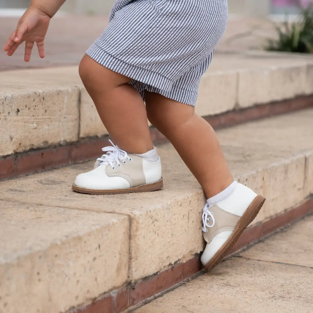 Albert Saddle - White/ecru