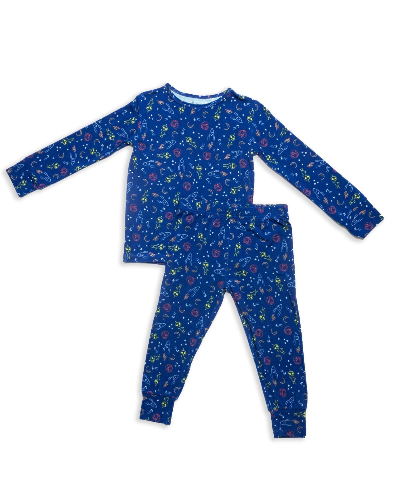 Alien Bamboo Pj Set For Kids