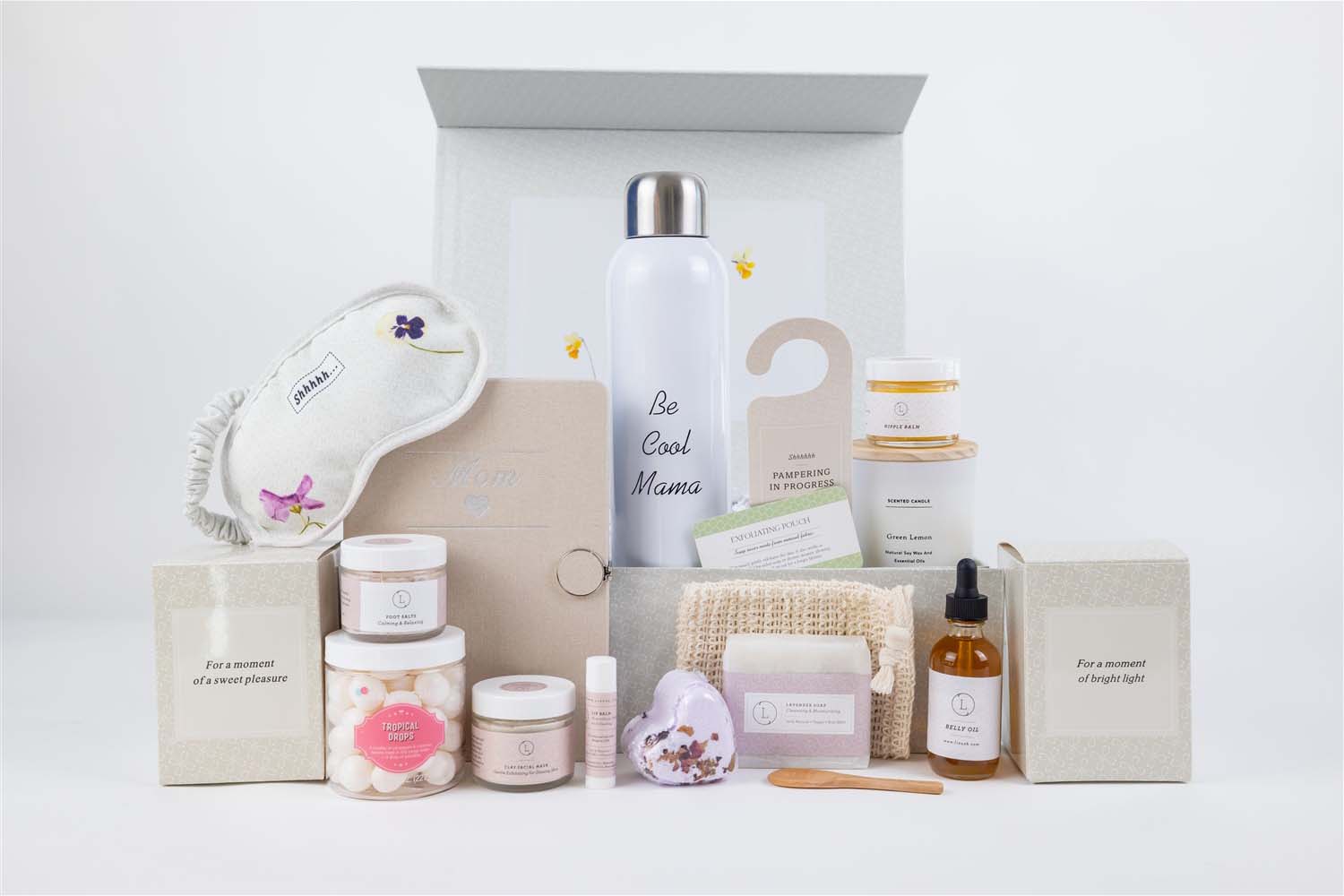 New Mom Gift, Pampering Natural Skincare Gift For New Mom