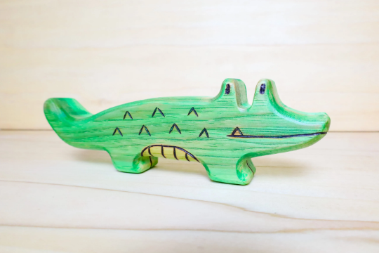 Wooden Alligator Toy