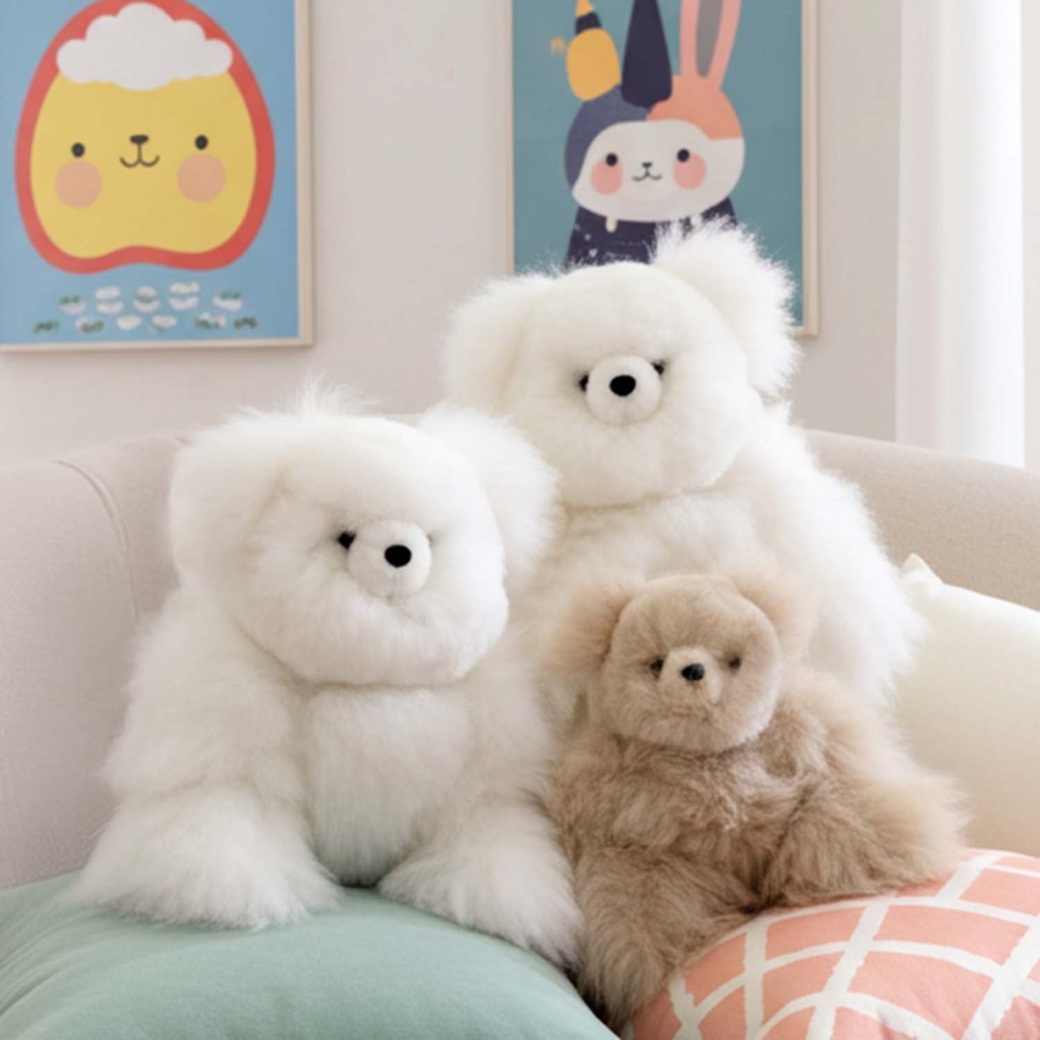 Alpaca Stuffed Animal - Bear 15"