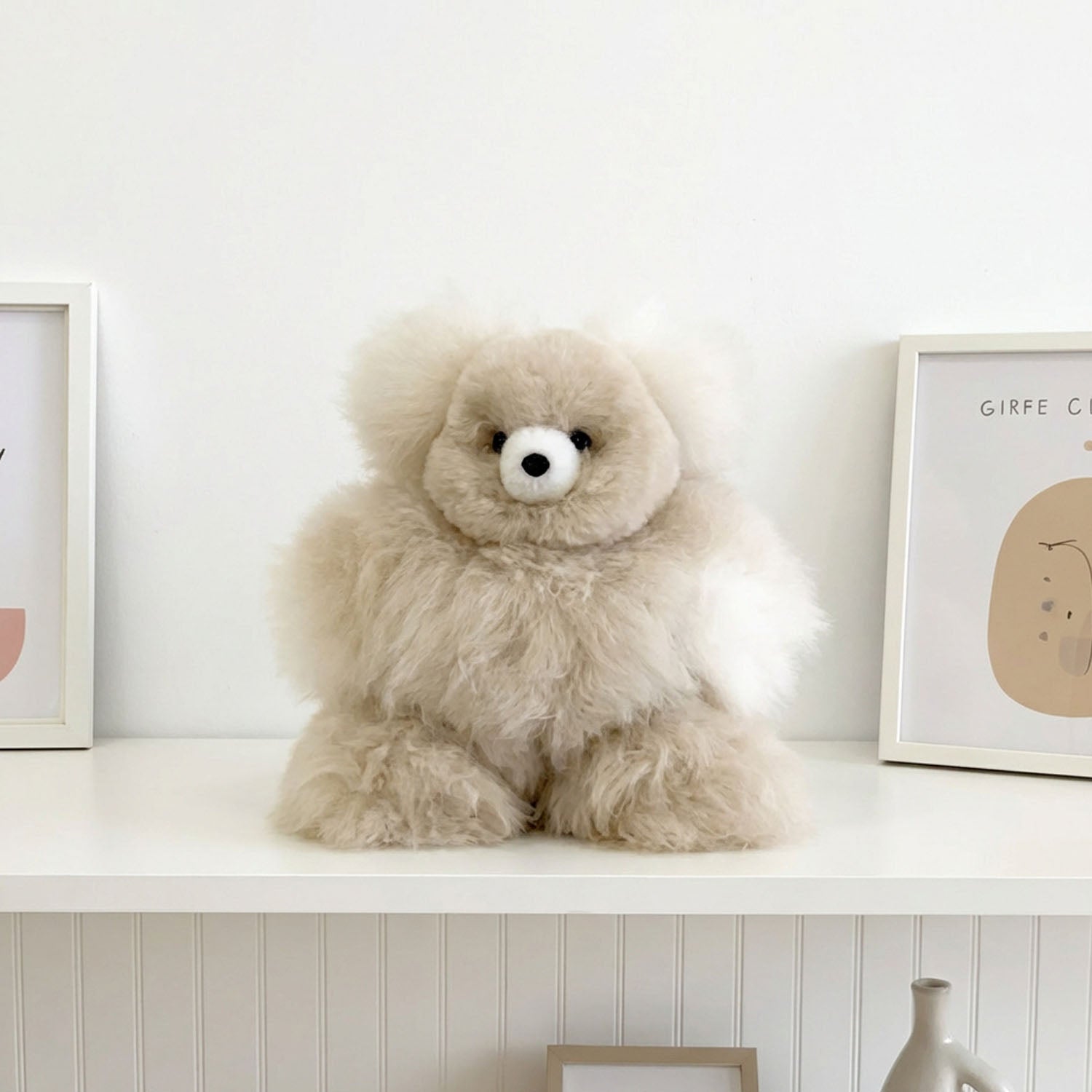 Alpaca Stuffed Animal - Bear - Small 10"