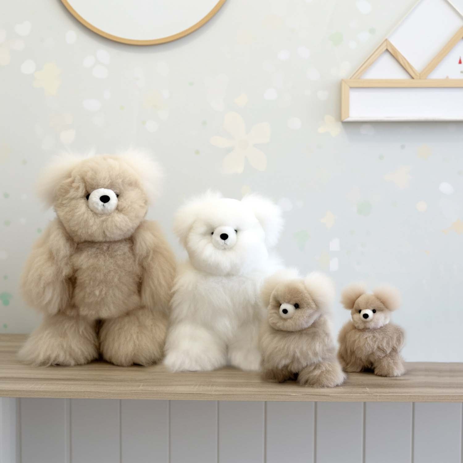 Alpaca Stuffed Animal - Bear - Small 10"