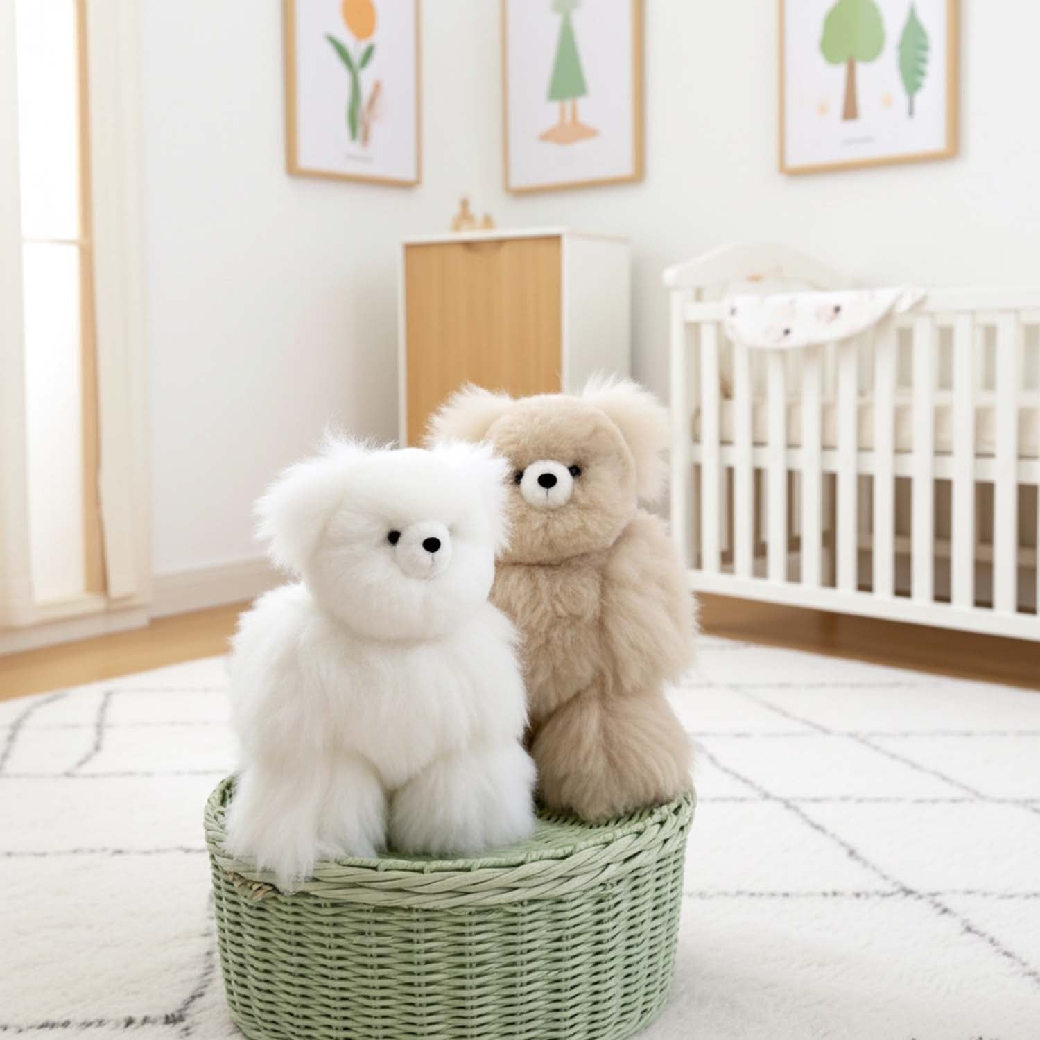 Alpaca Stuffed Animal - Bear - Small 10"