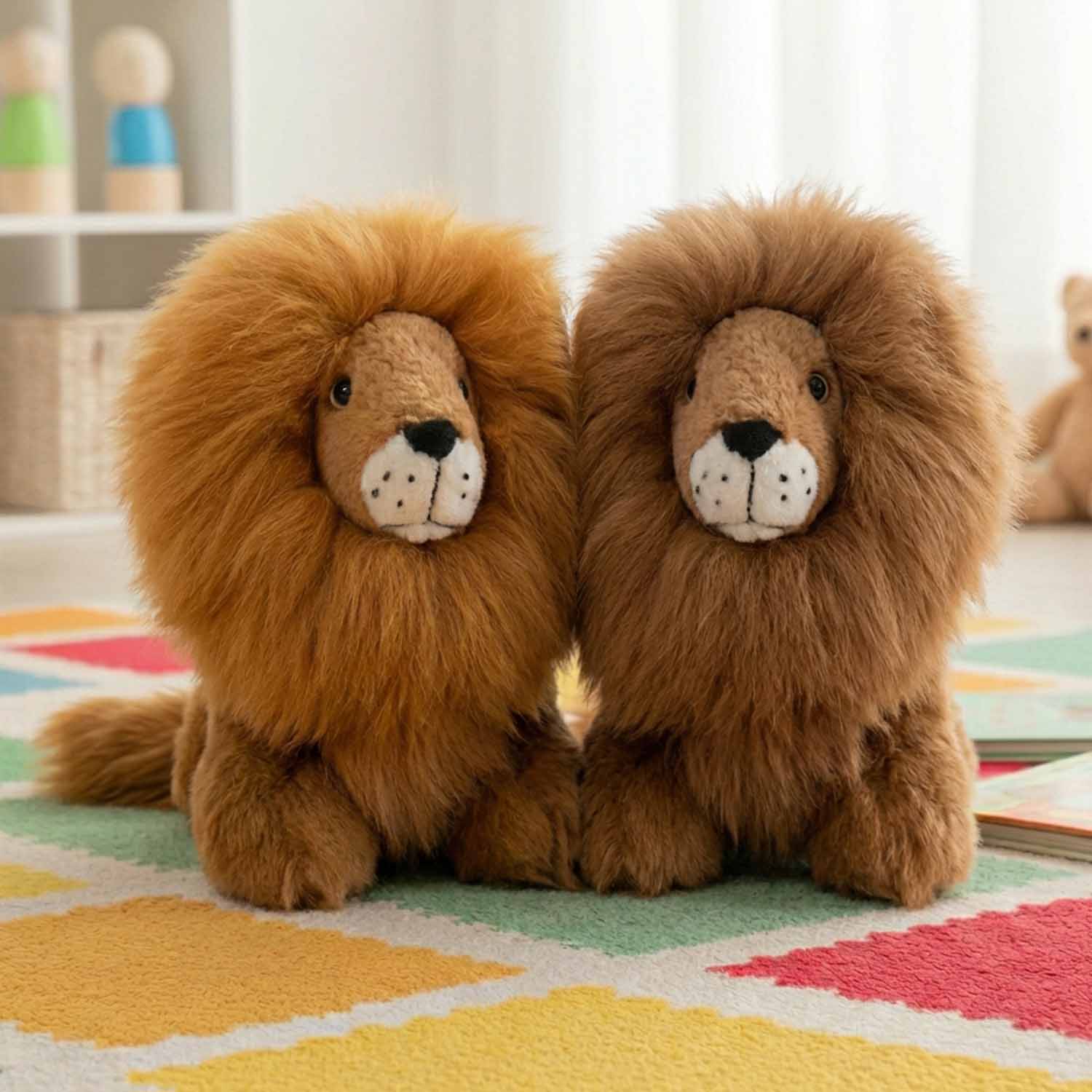 Alpaca Stuffed Animal - Lion 12"
