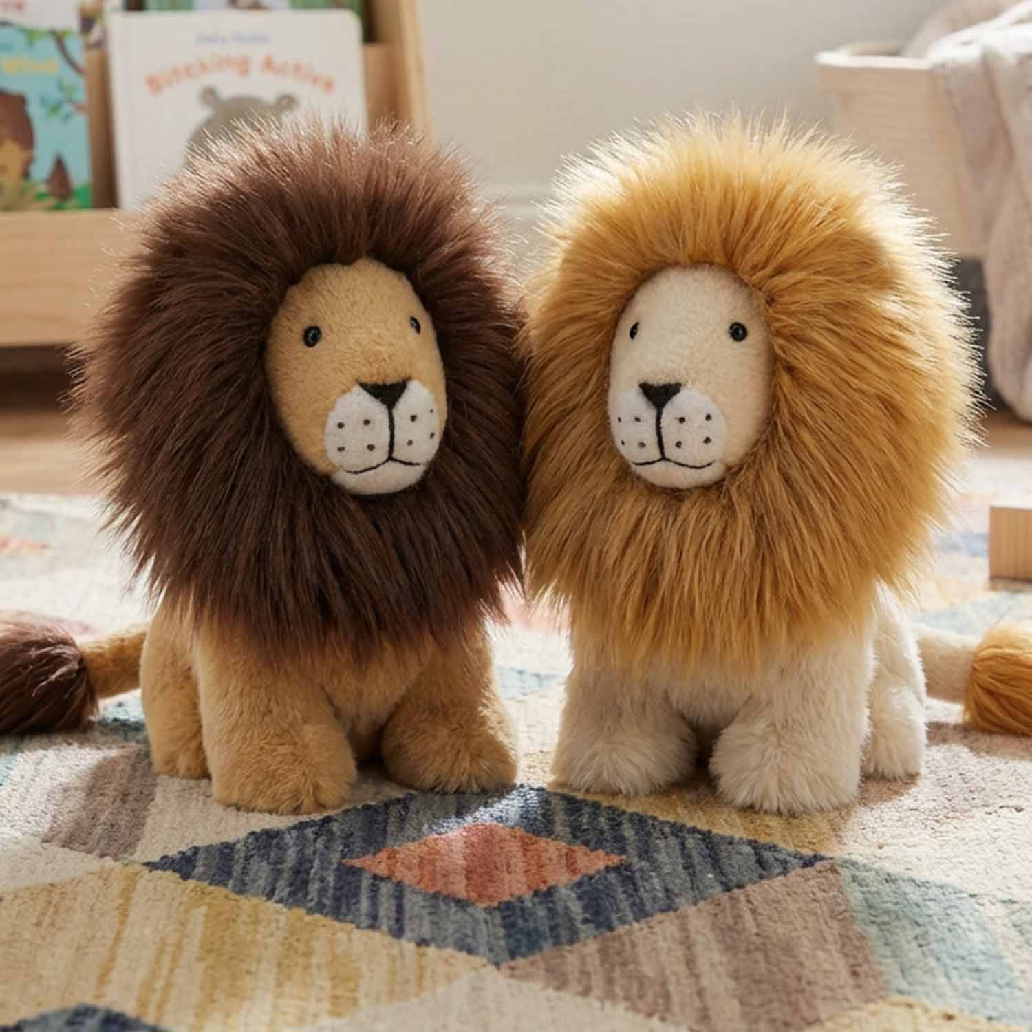 Alpaca Stuffed Animal - Lion - Small 9"