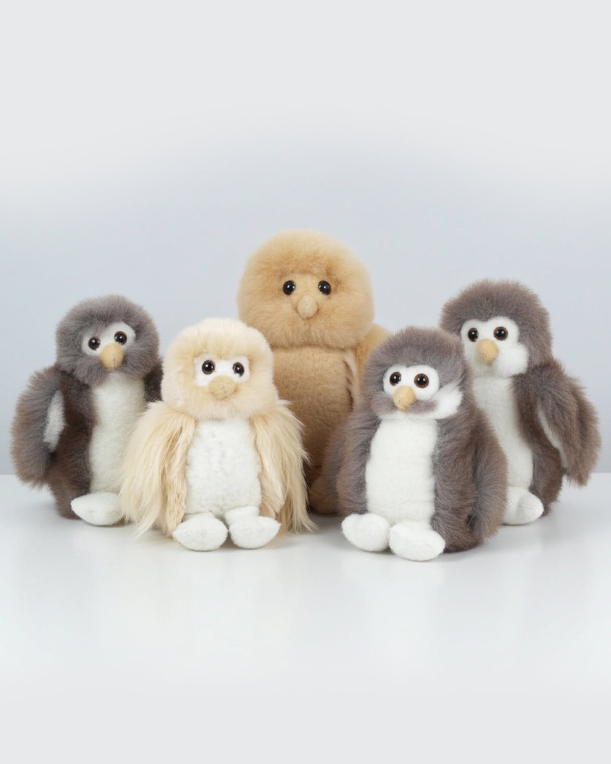 Alpaca Stuffed Animal - Owl 10"