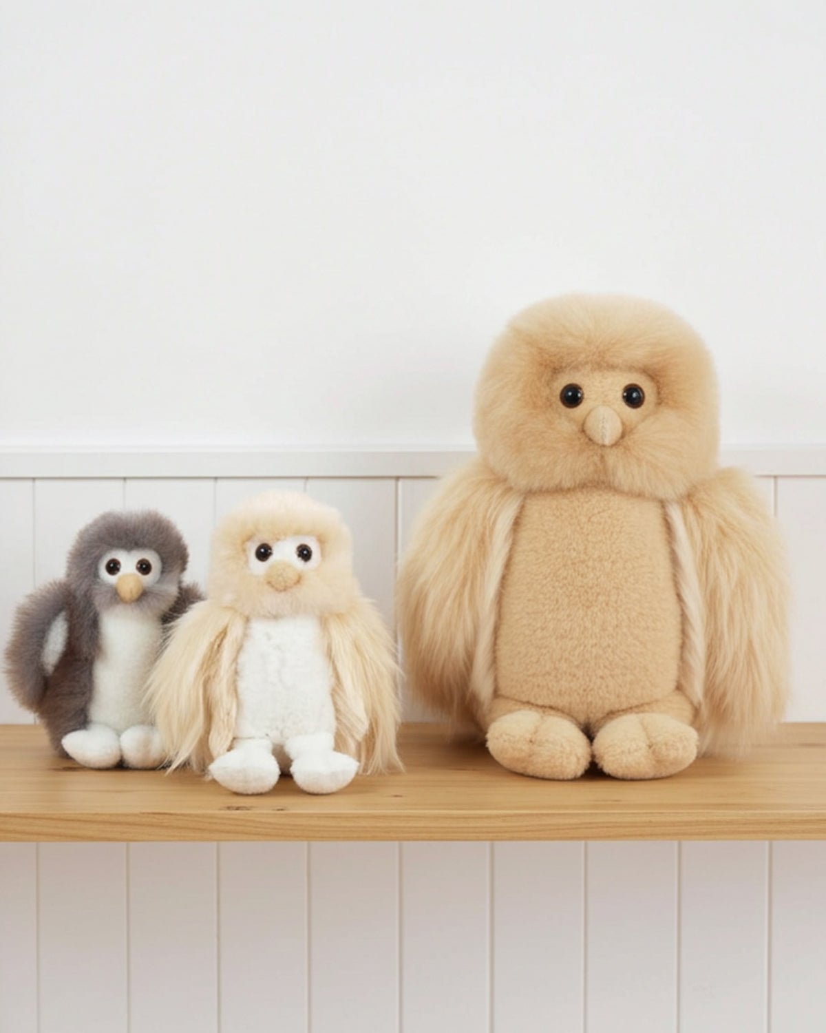 Alpaca Stuffed Animal - Owl - Small 8"