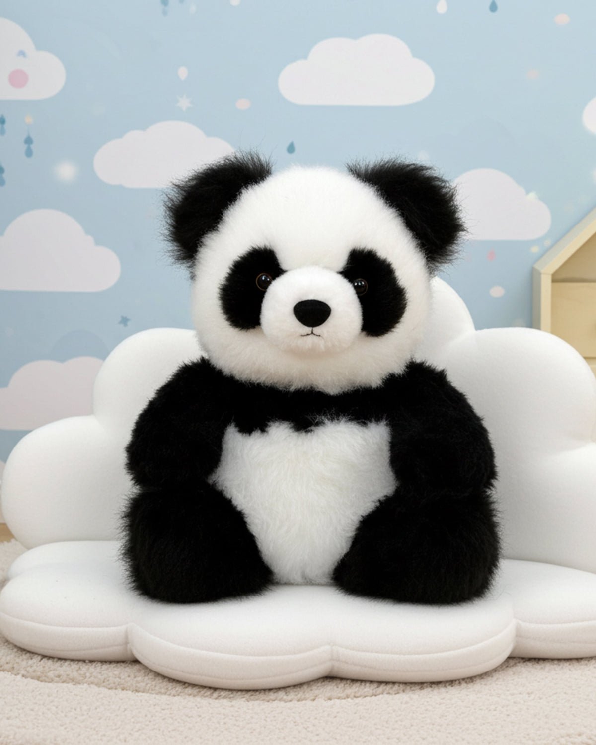 Alpaca Stuffed Animal - Panda - 9"