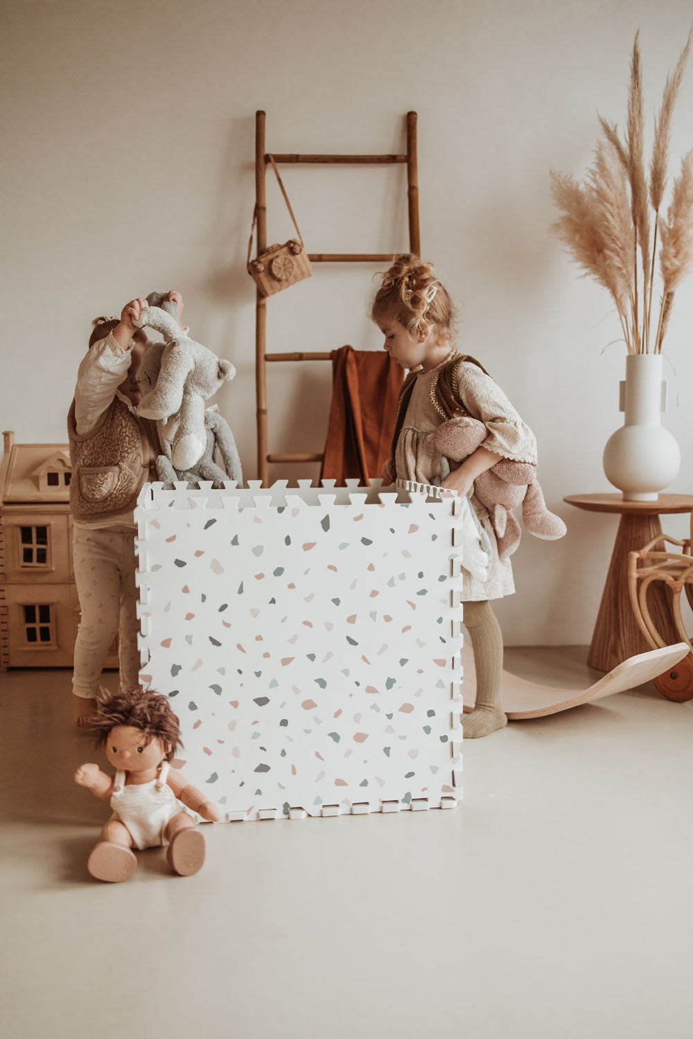 Alphabet/terrazzo Puzzlemat