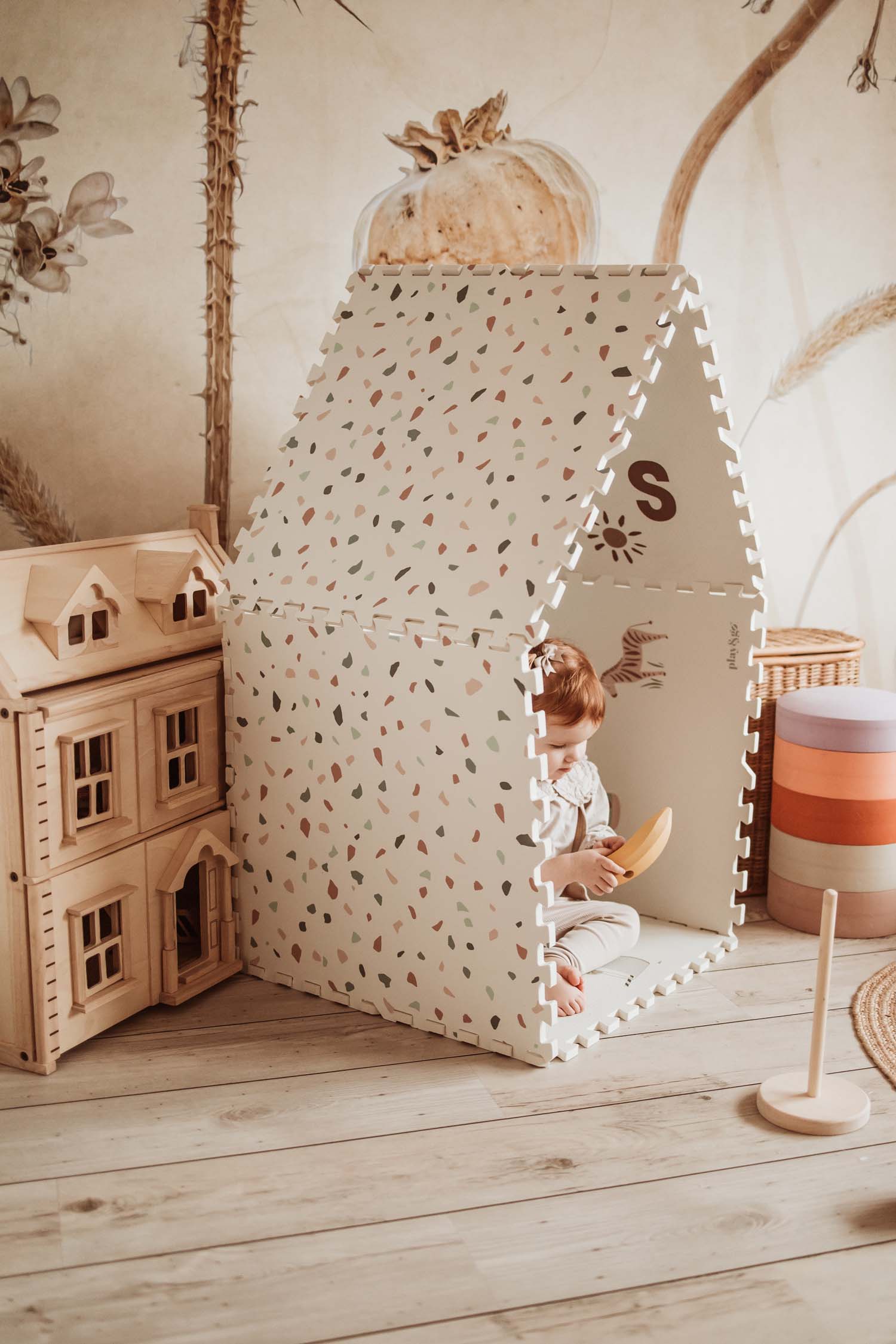 Alphabet/terrazzo Puzzlemat