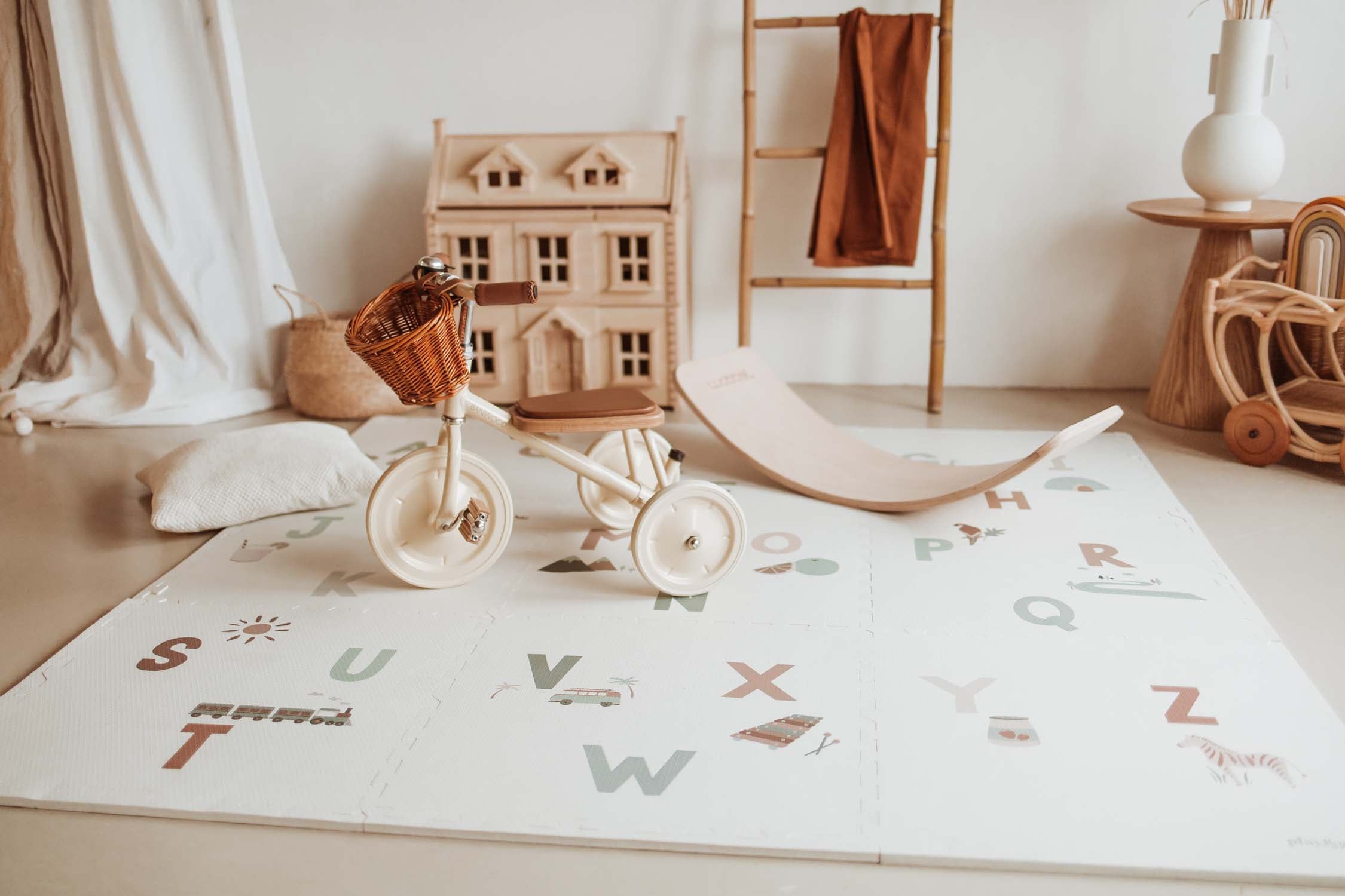 Alphabet/terrazzo Puzzlemat