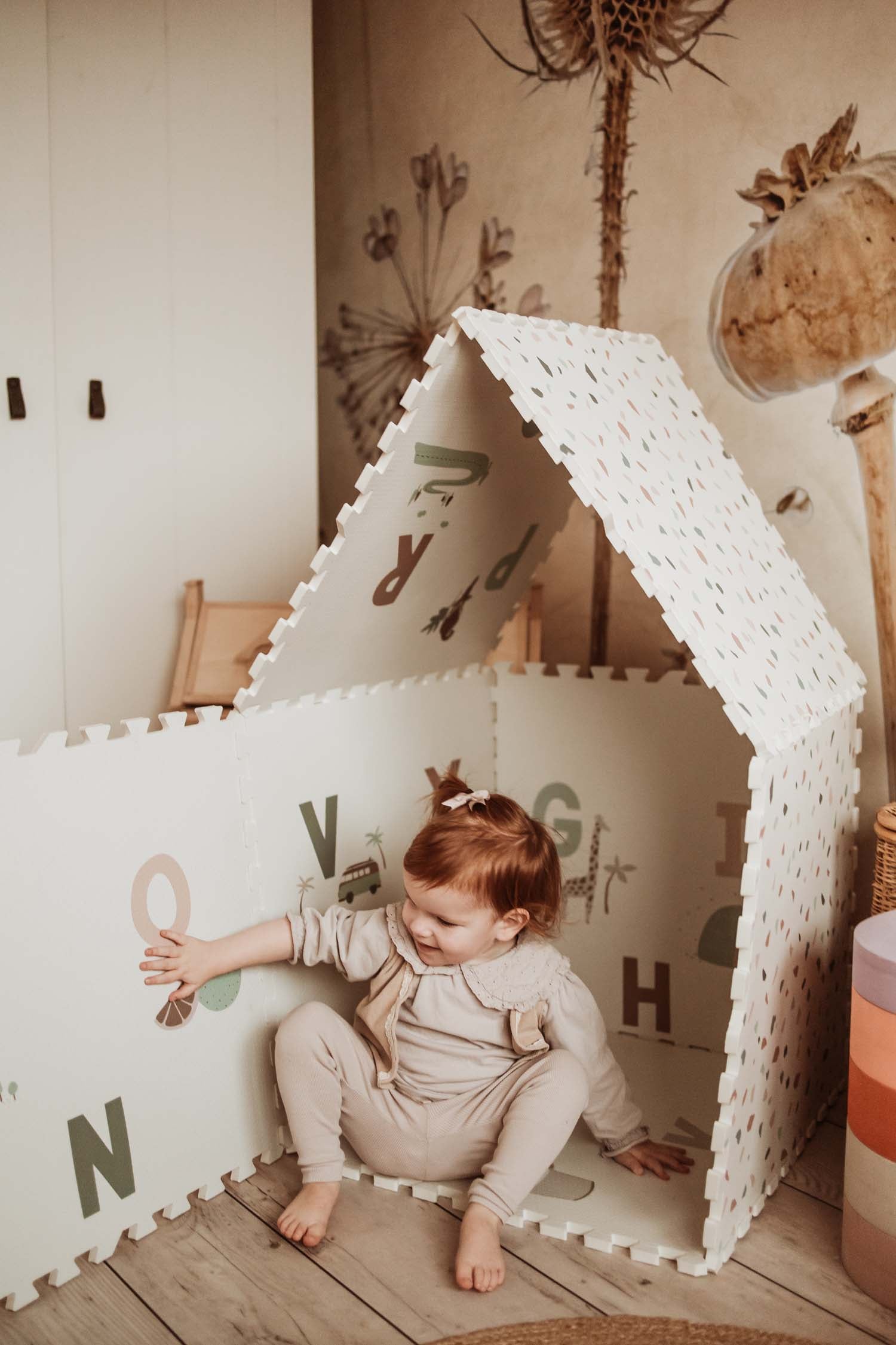 Alphabet/terrazzo Puzzlemat