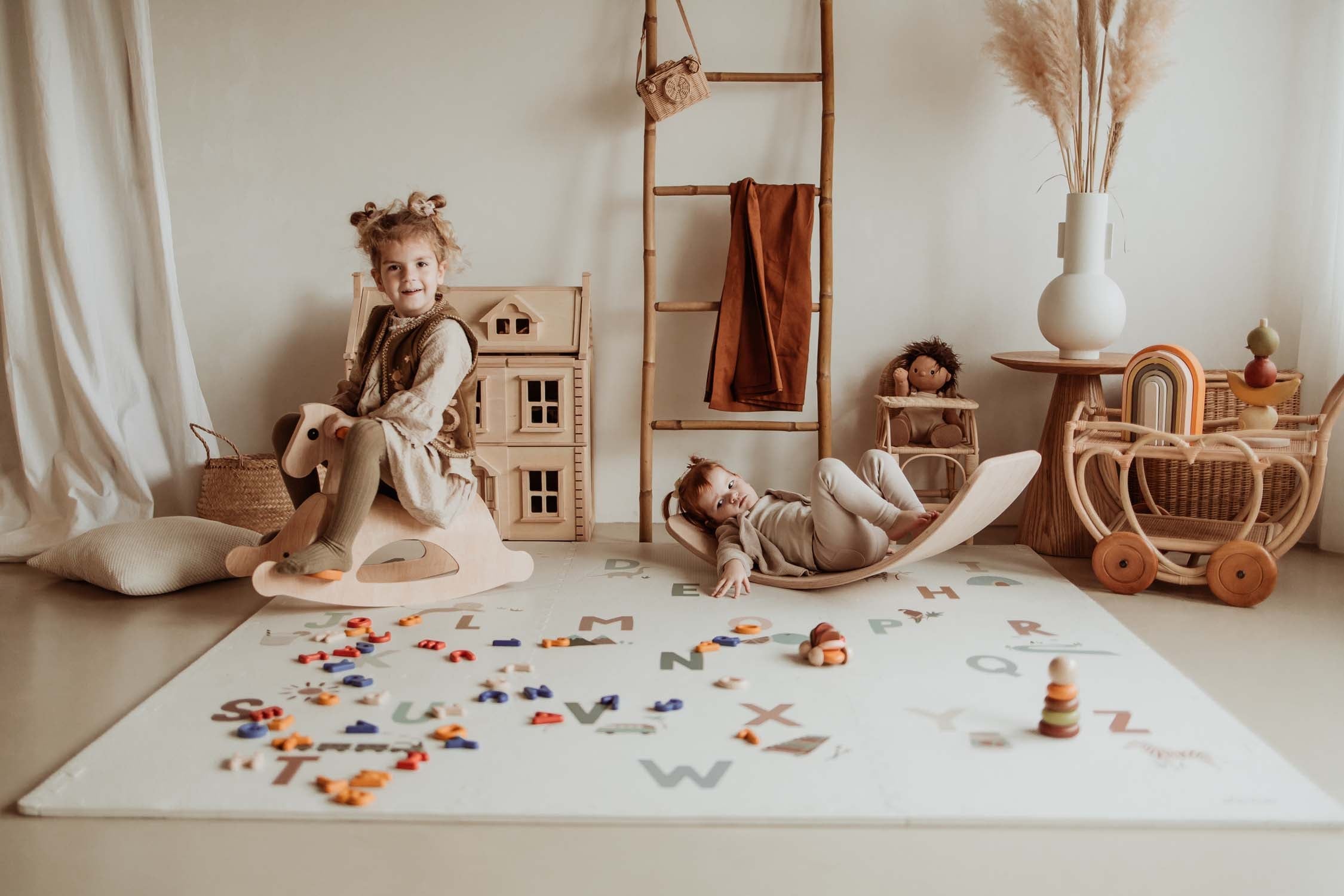 Alphabet/terrazzo Puzzlemat