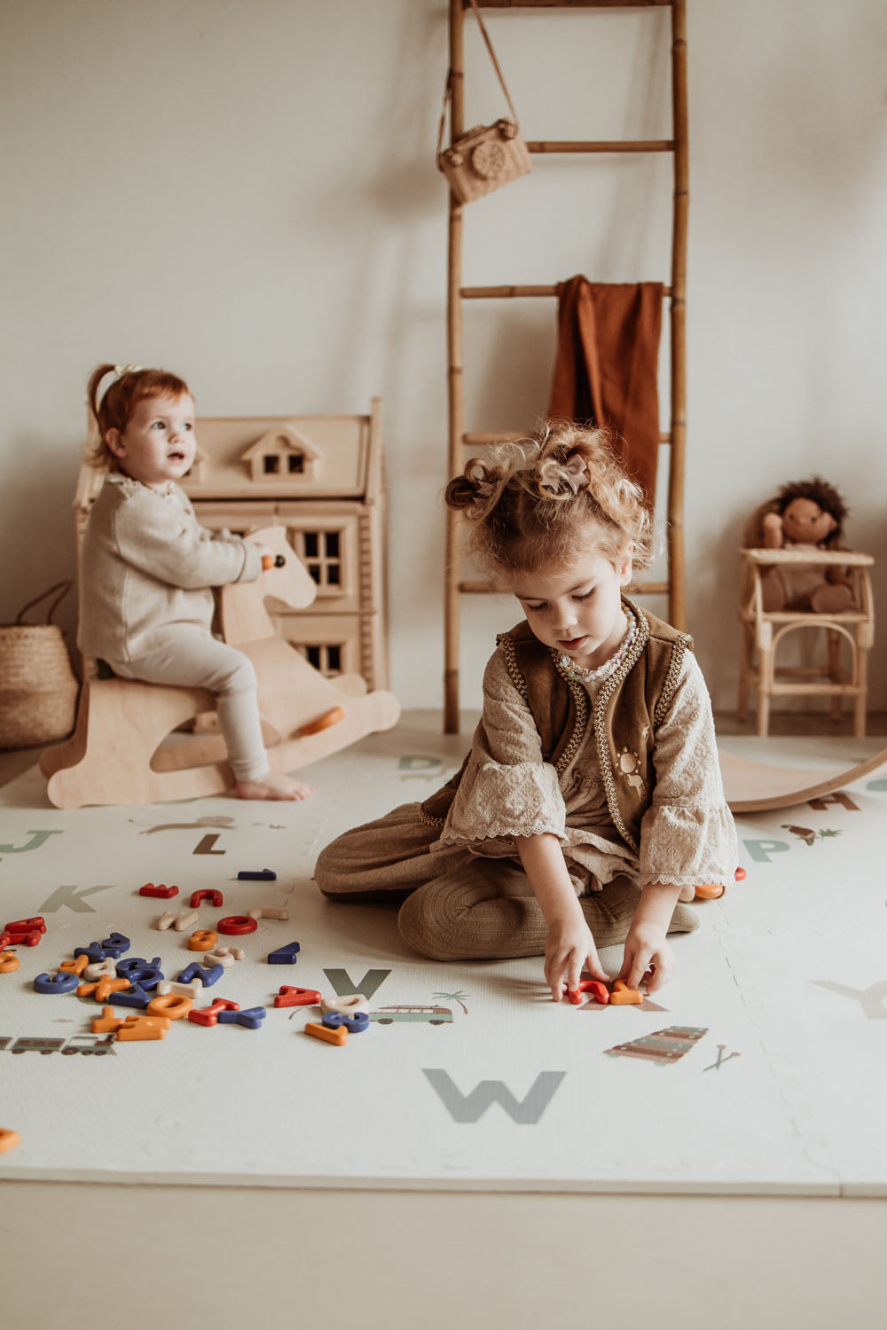Alphabet/terrazzo Puzzlemat