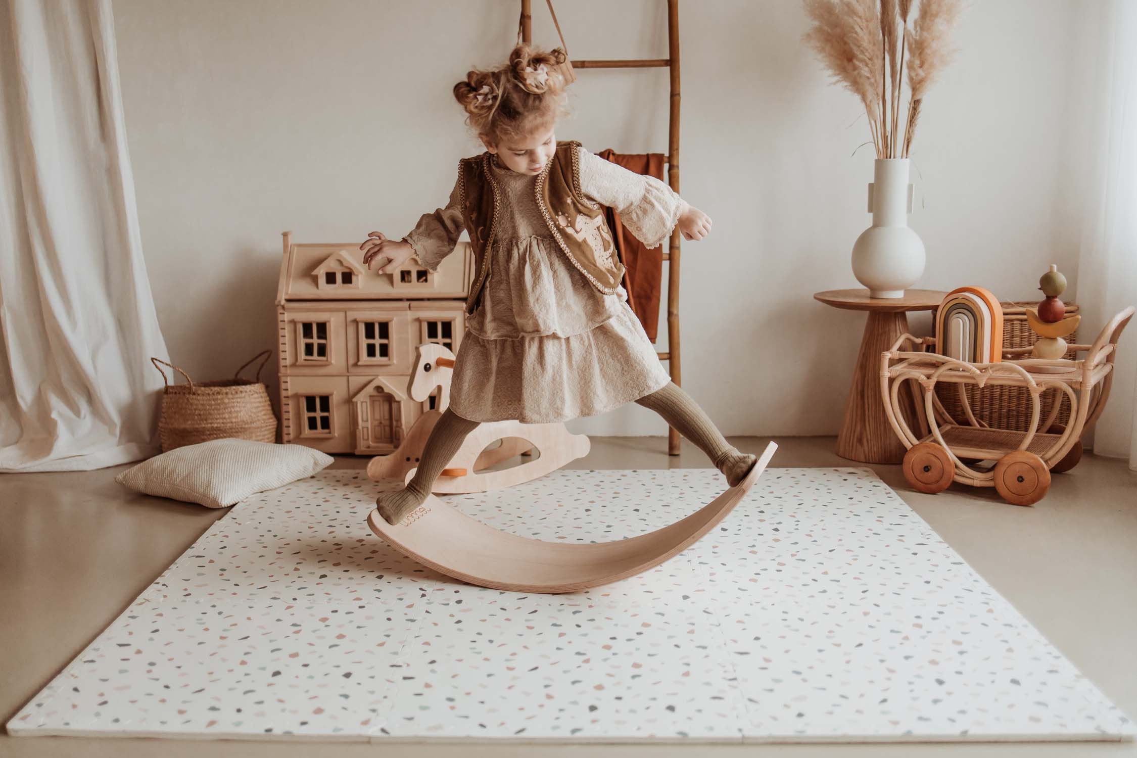 Alphabet/terrazzo Puzzlemat