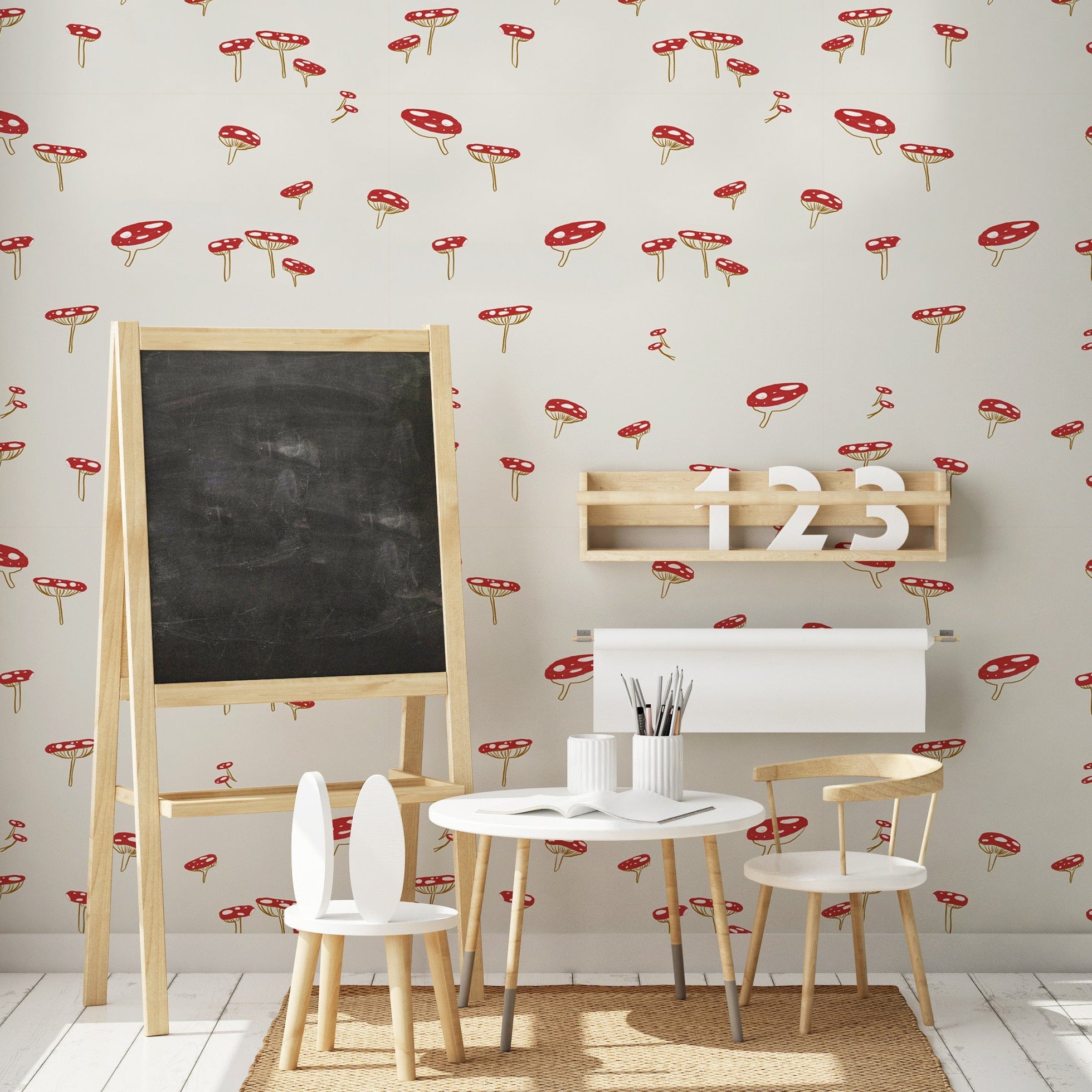 Amanita Wallpaper By Shop Pudge