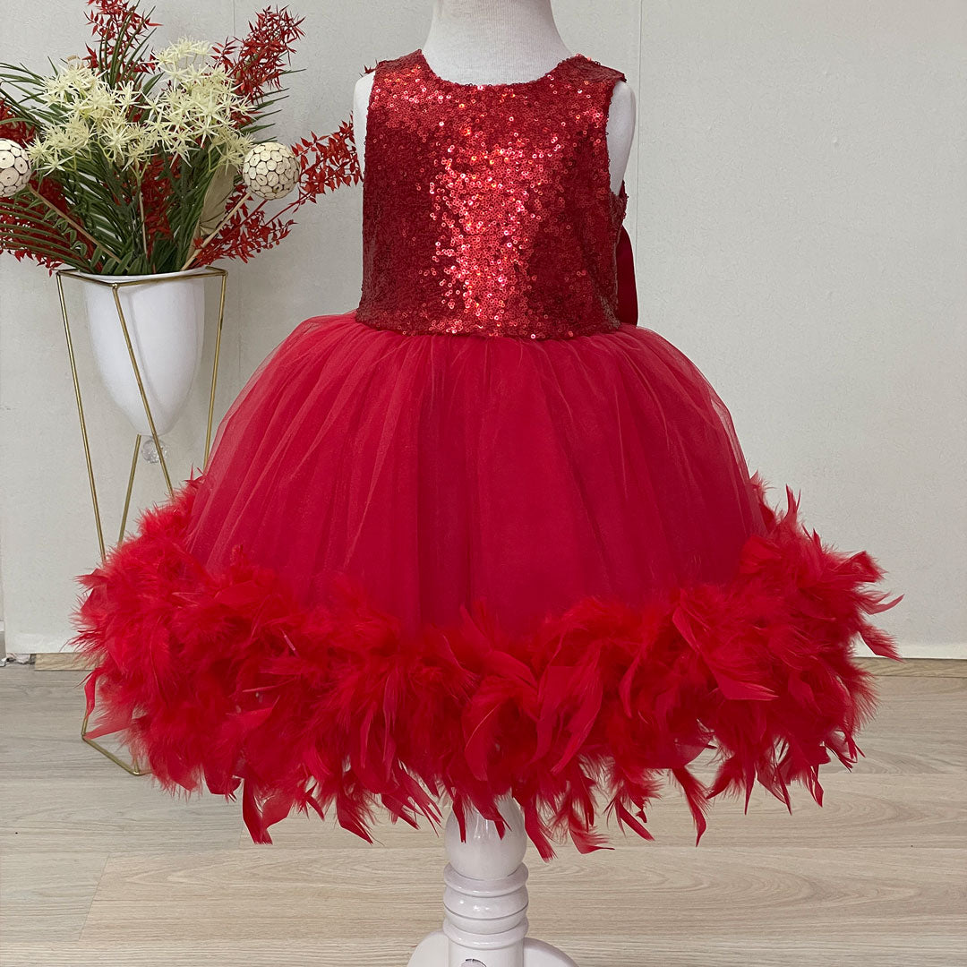 Anastasia Red Party Dress