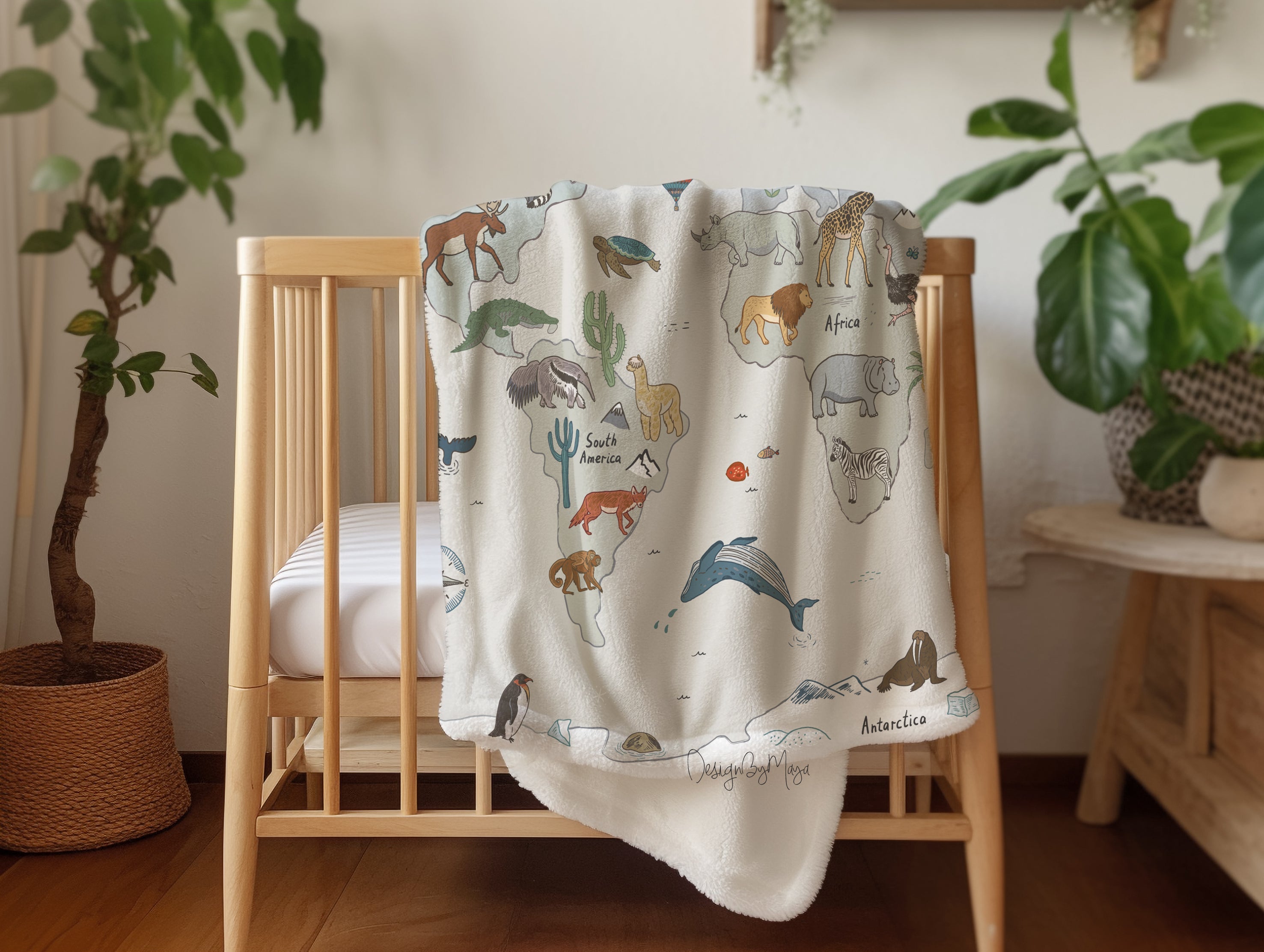 Baby Animals Ducks And Chicks - Vintage Baby Blanket