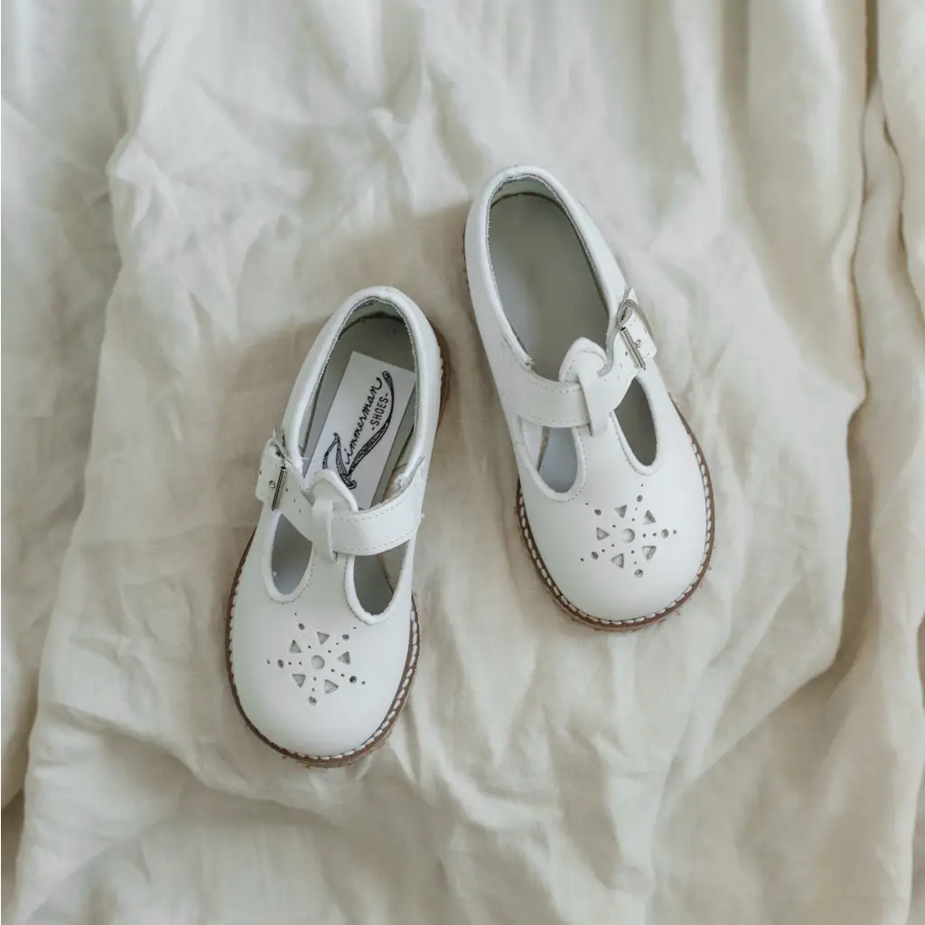 Anna T-strap - White