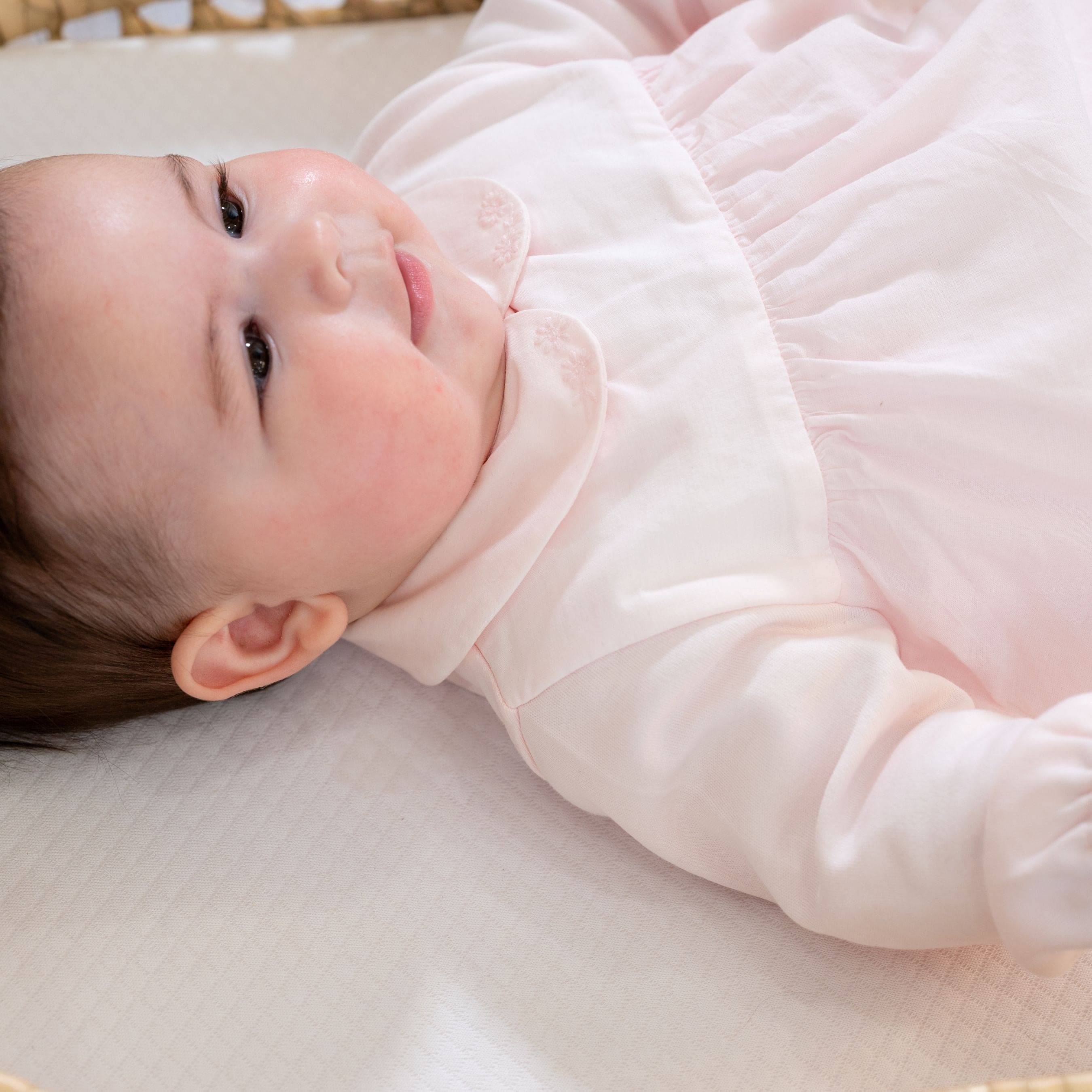 Anouck | Girls Pink Organic Cotton All-in-one