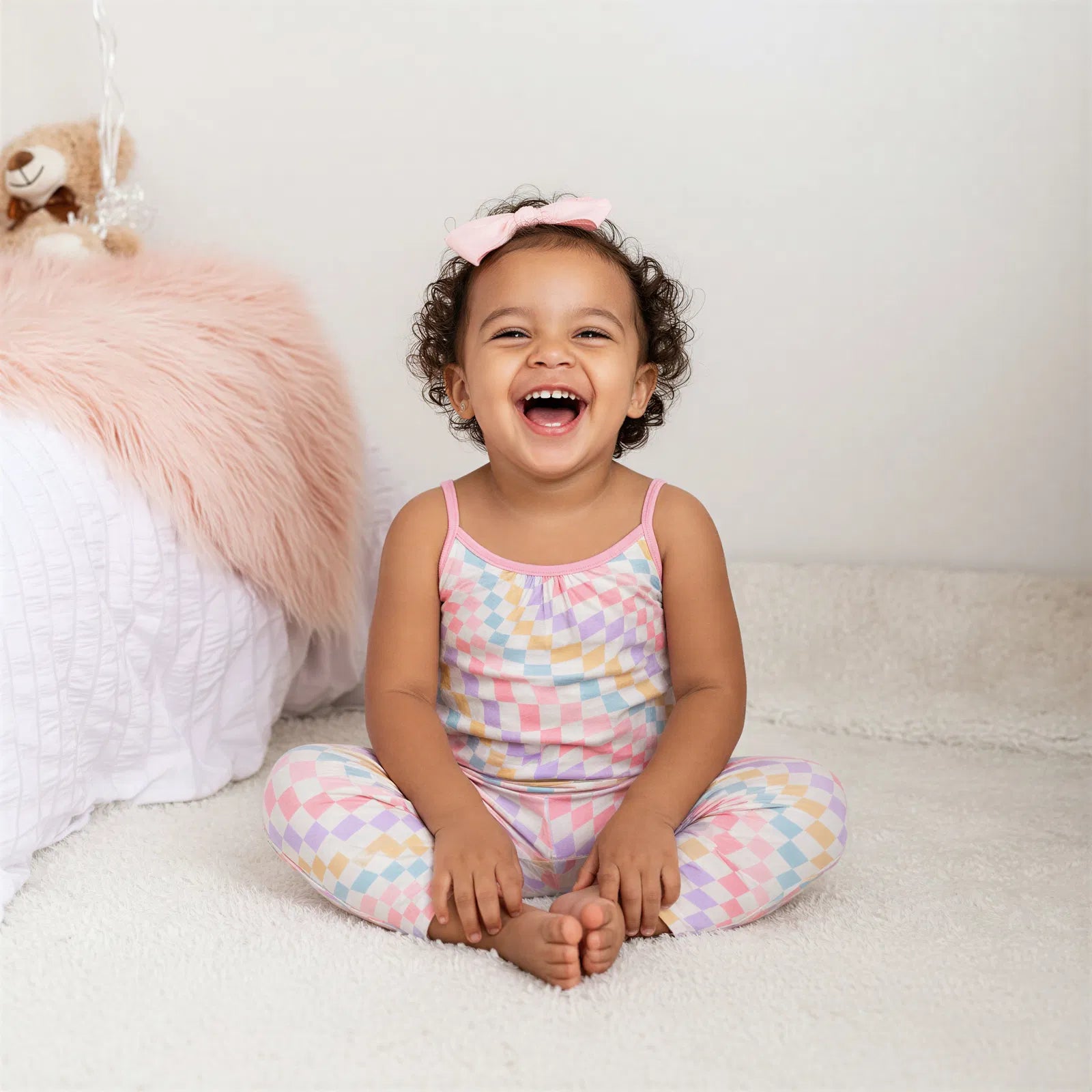 Pastel Checks Jumpsuit