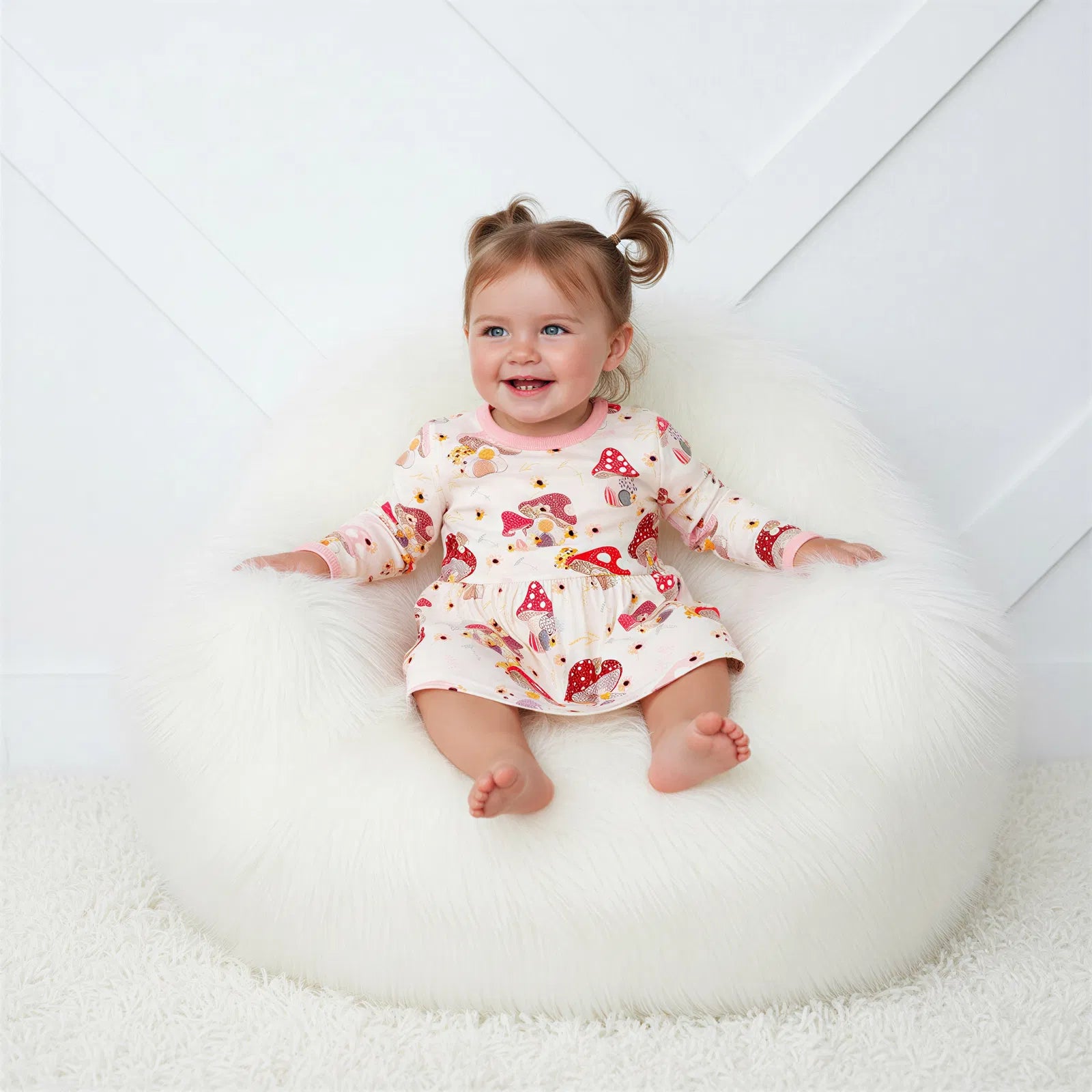 Flora Shrooms Bodysuit Dress