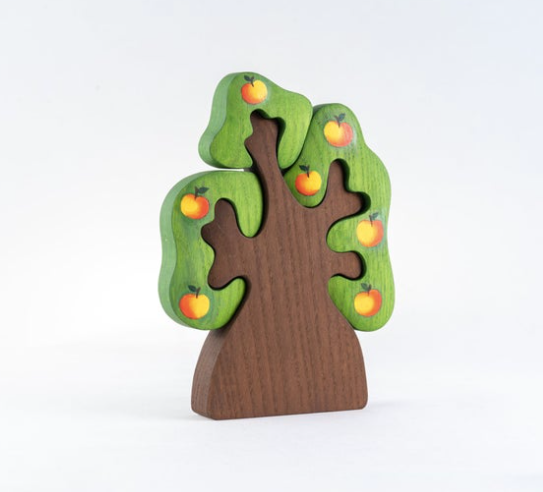 Waldorf Wooden Apple Tree Puzzle