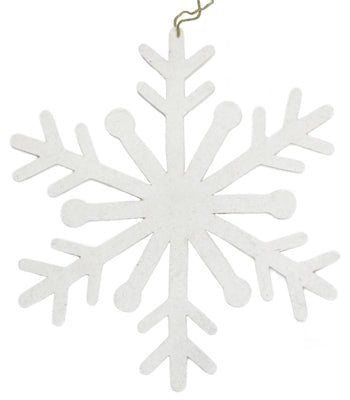 Artisan Assorted Wooden Snowflake Christmas Ornament- Set Of 8