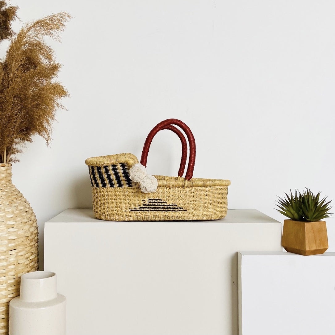 Artisan Sky mini Moses Basket