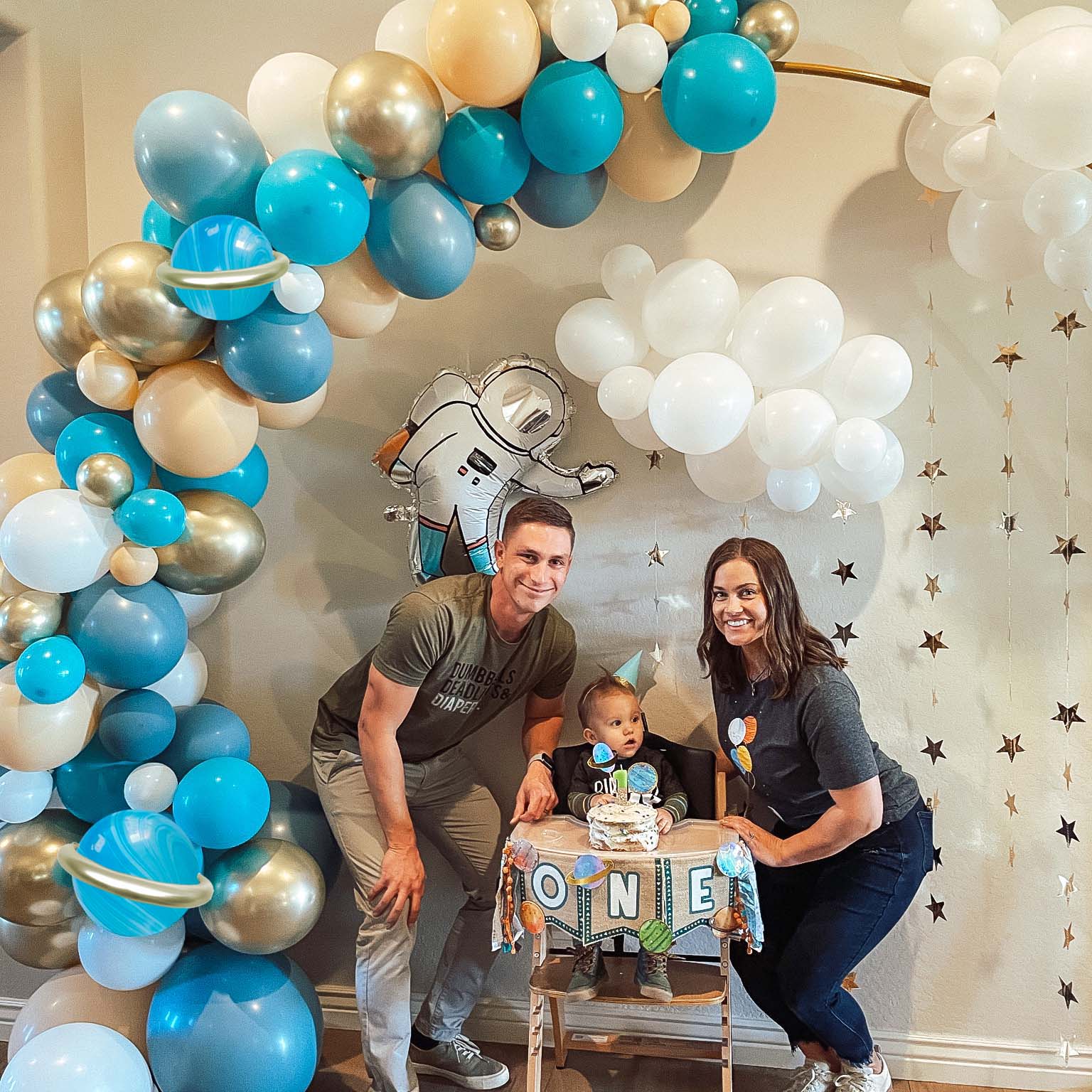 Astronaut Balloon Garland Kit