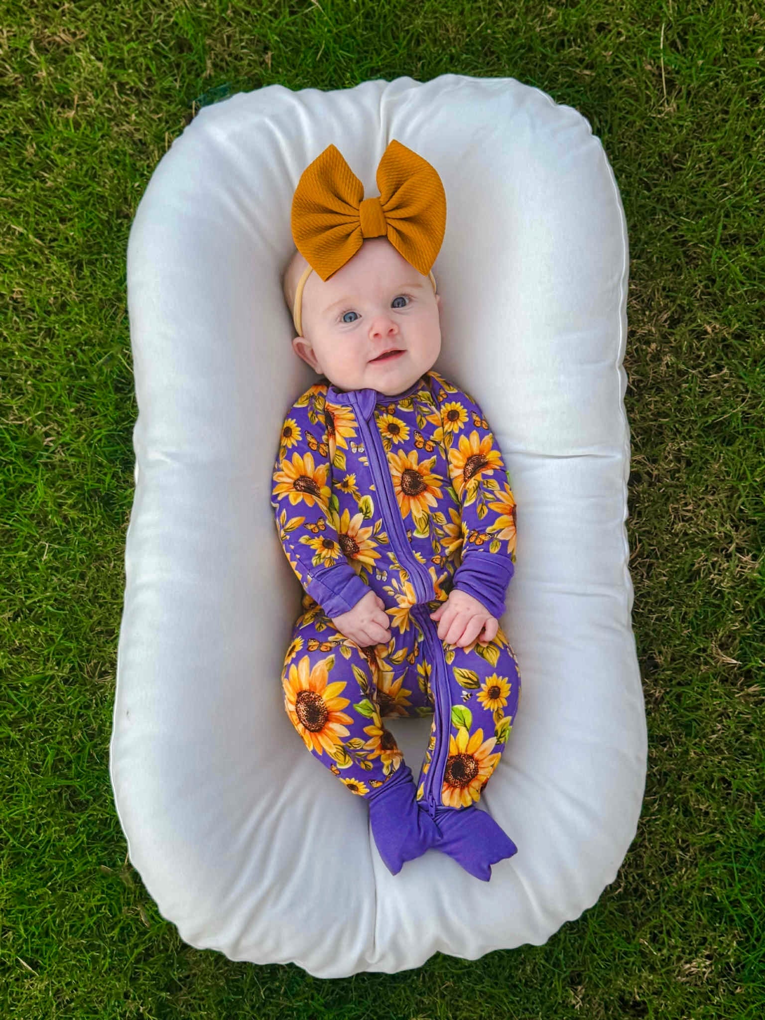 Sunflower Solace Convertible Footie
