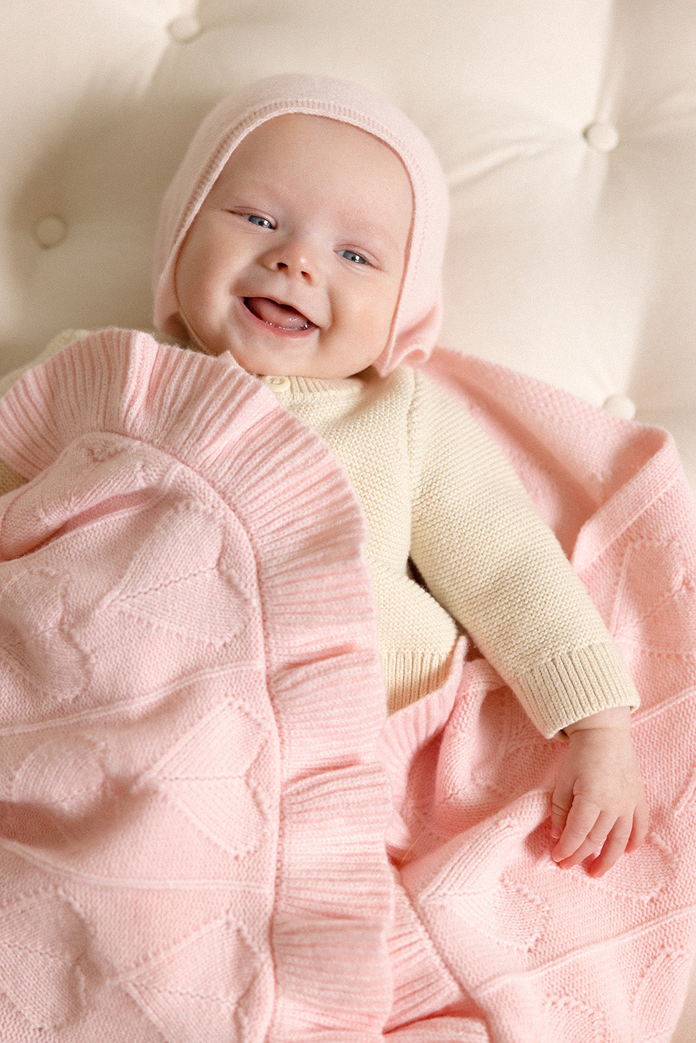 Baby Bonnet - Peony