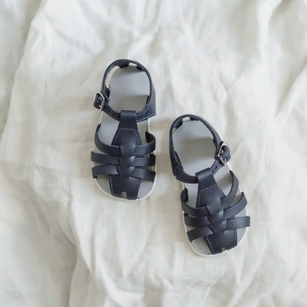 Audrey Fisherman Sandal - Navy