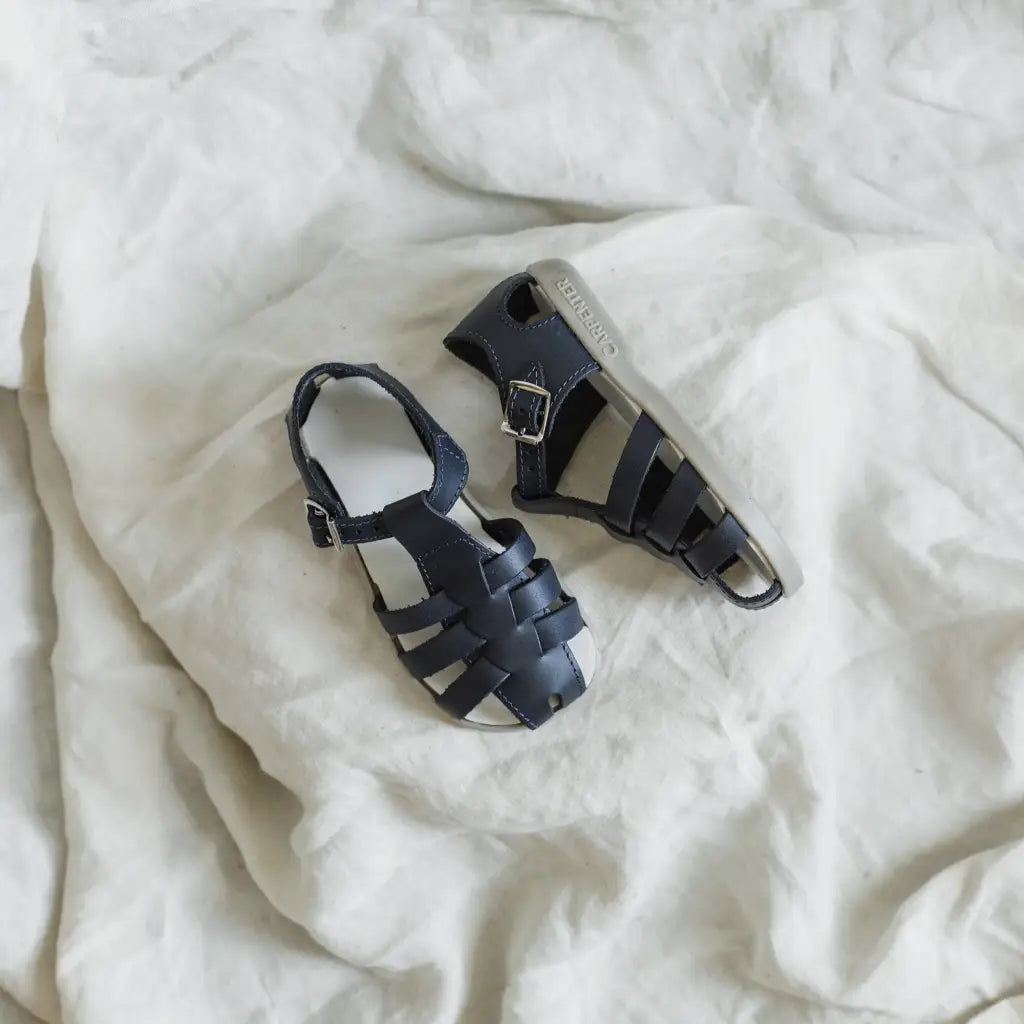Audrey Fisherman Sandal - Navy