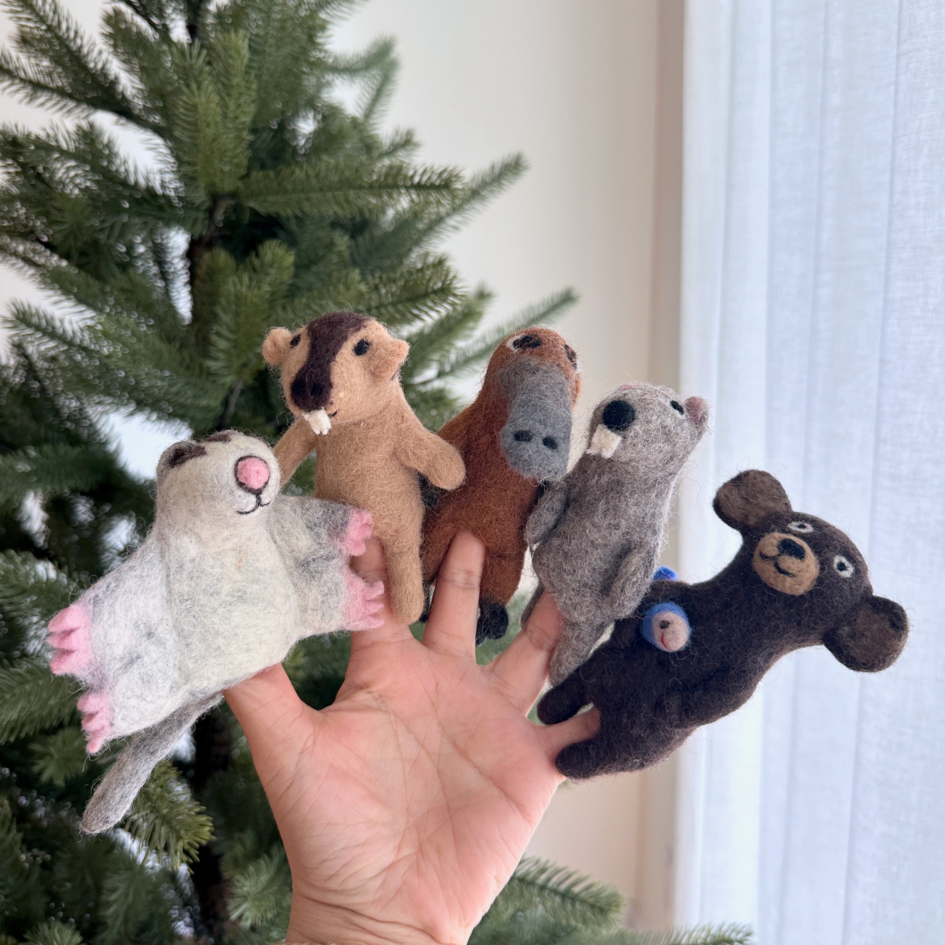 Aussie Finger Puppet Set Of 5