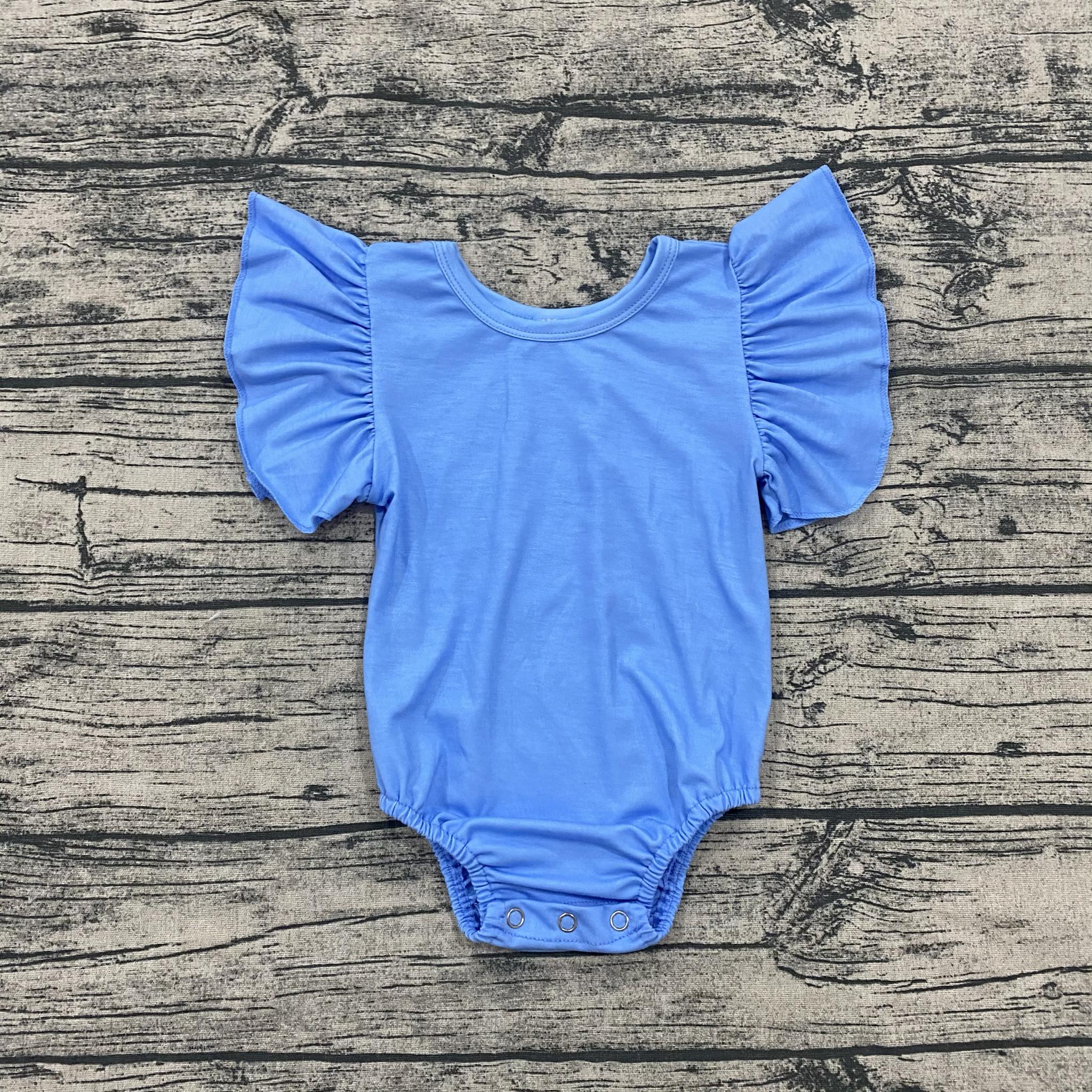 Baby Blue Flutter Cotton Leo