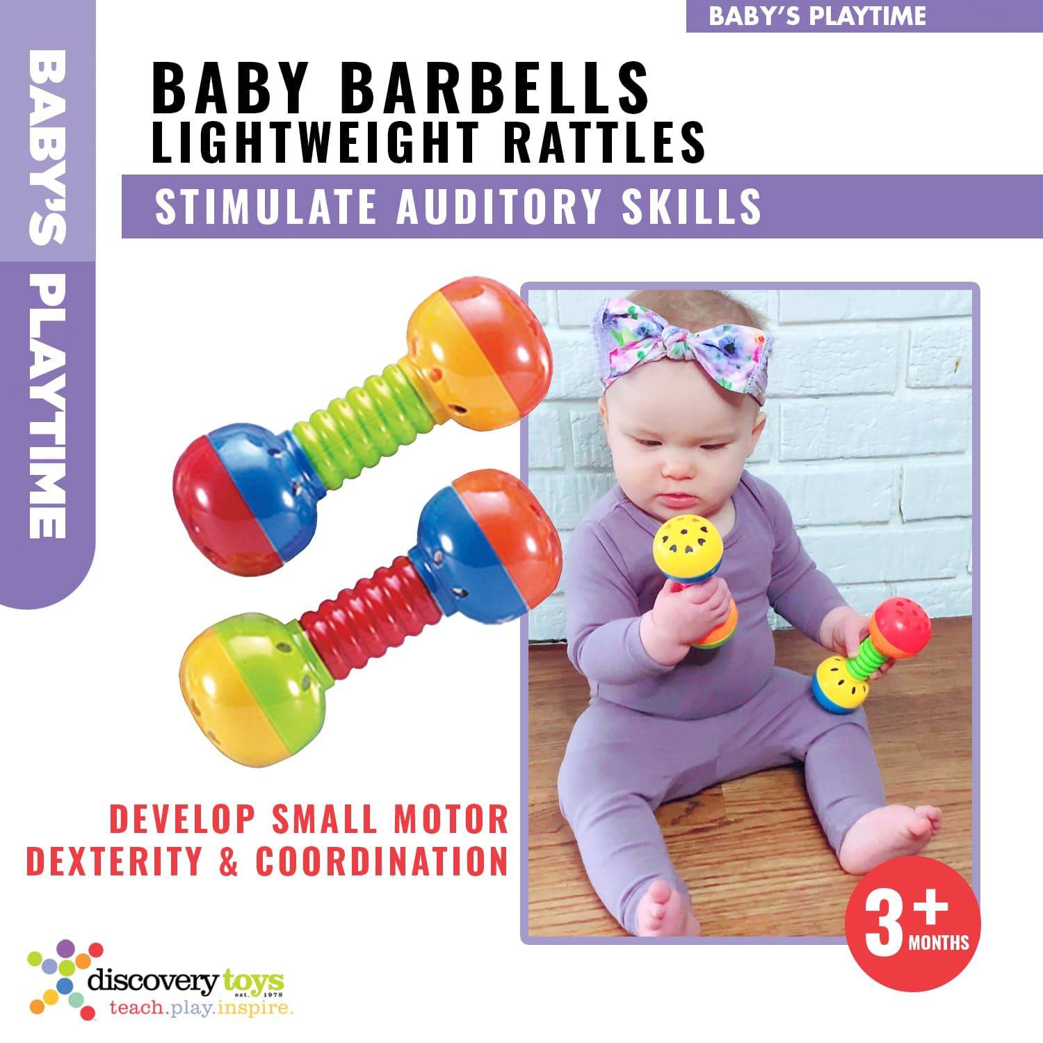 Baby Barbells Rattle Set