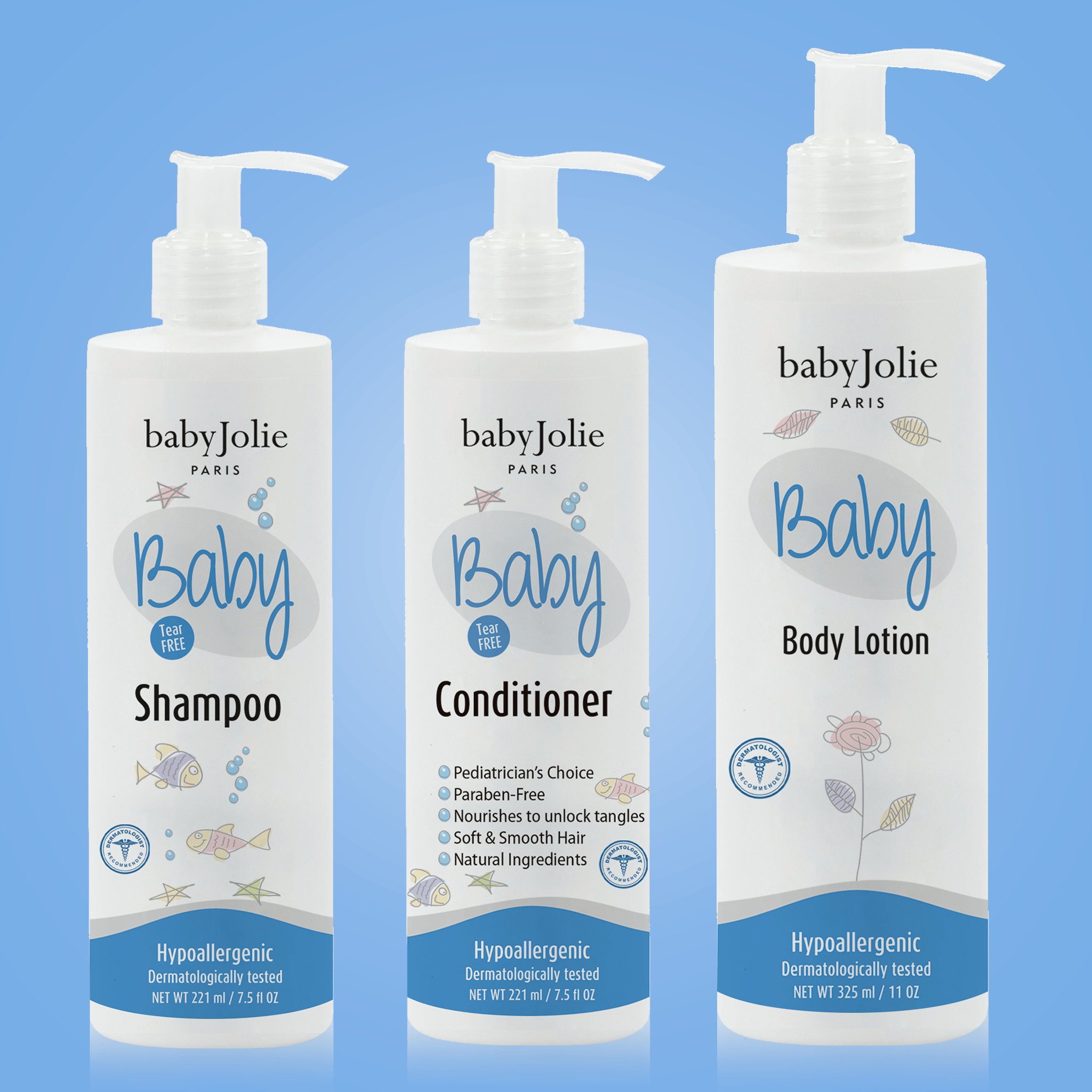 Shampoo, Conditioner & Lotion | Baby Bundle