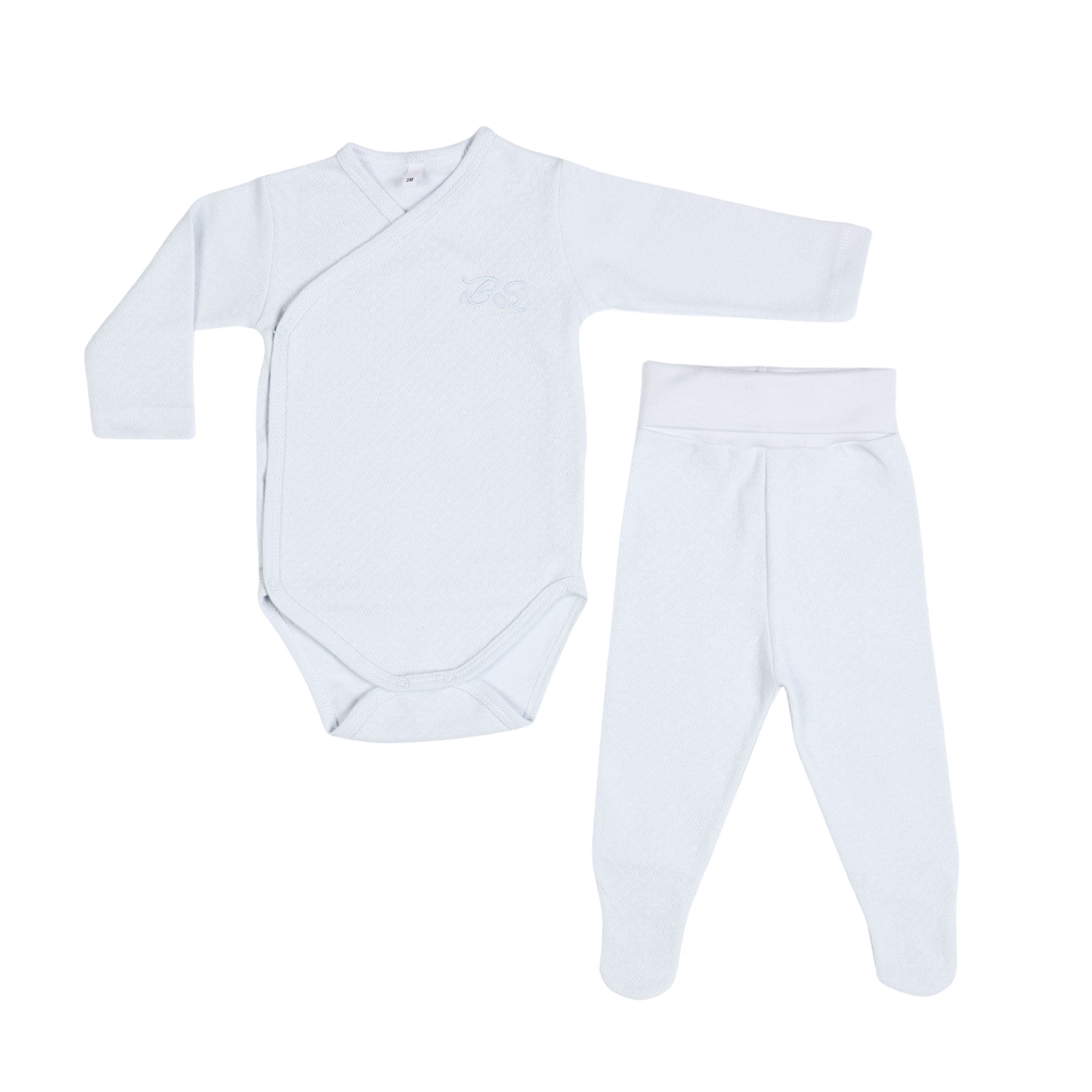 Essentials | Baby Boys Light Blue Cardigan & Leggings Set (5)
