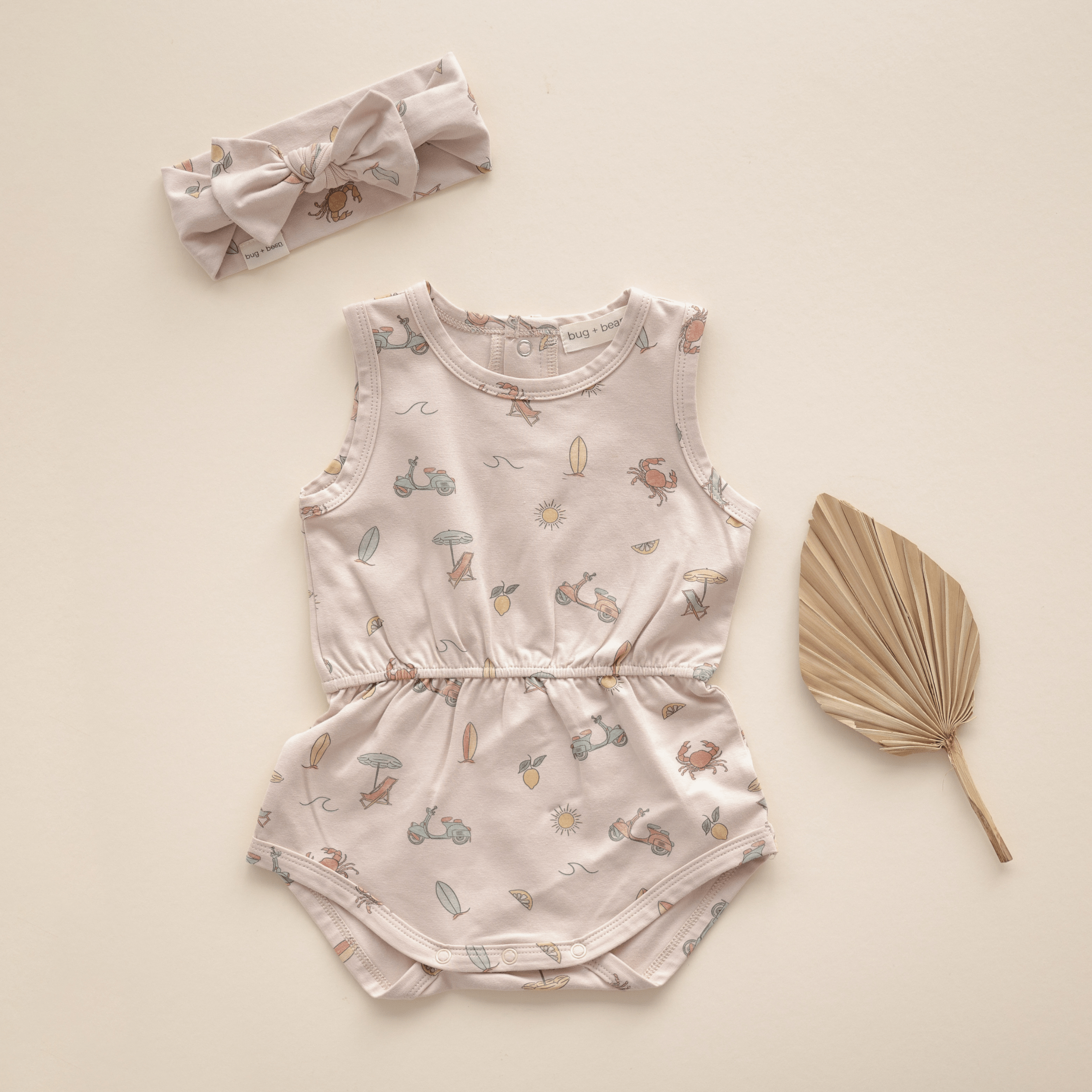 Organic Cotton Playsuit – Summer Vibes