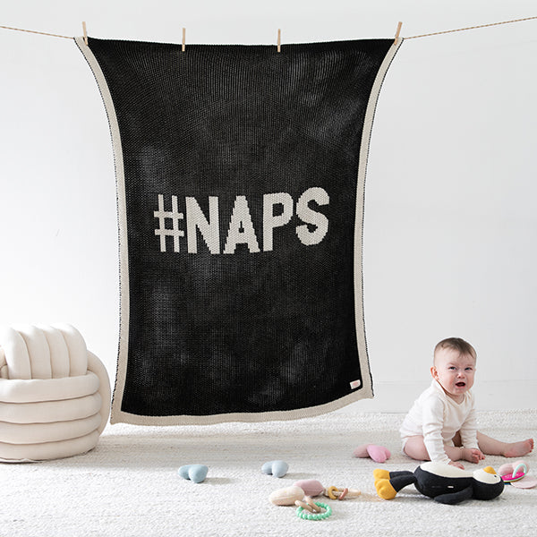 #naps Organic Cotton Baby Blanket