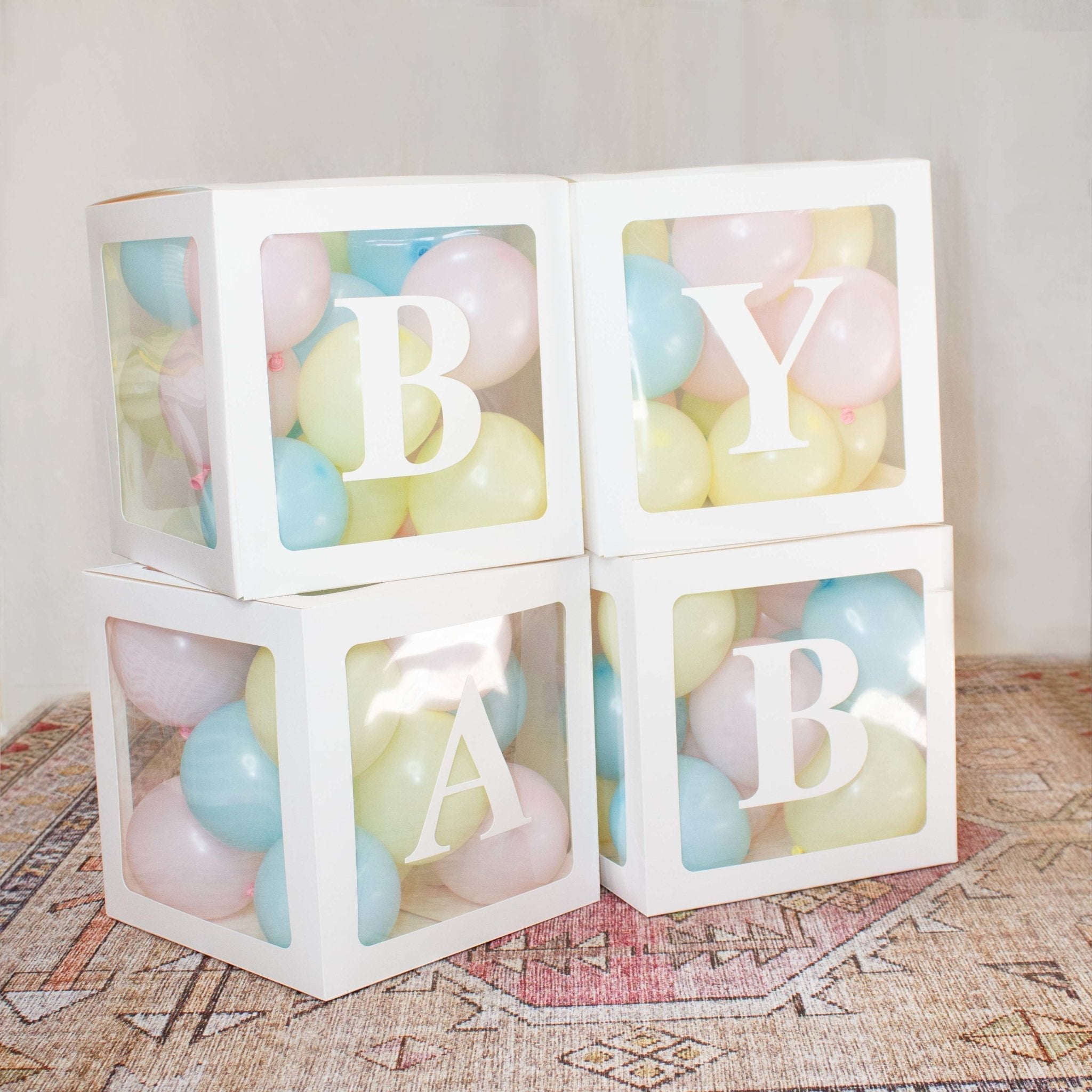 Baby Shower Balloon Blocks