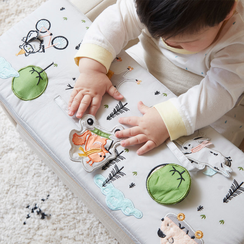 Rolling Along Square Chair