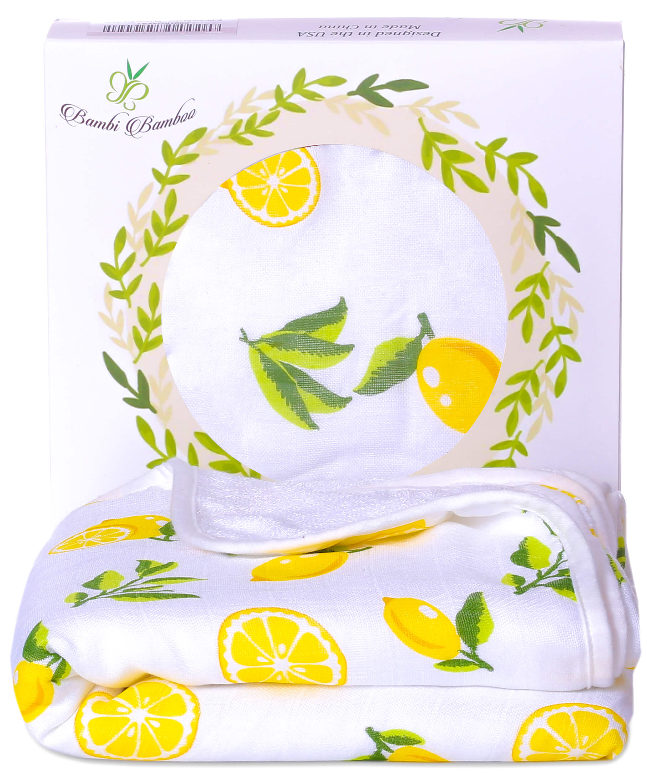Bamboo Viscose Muslin Lemon Quilt