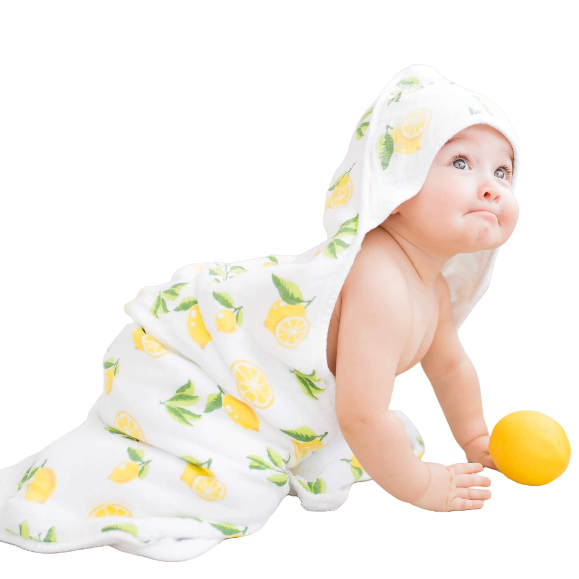 Bamboo Viscose Lemon Hooded Towel