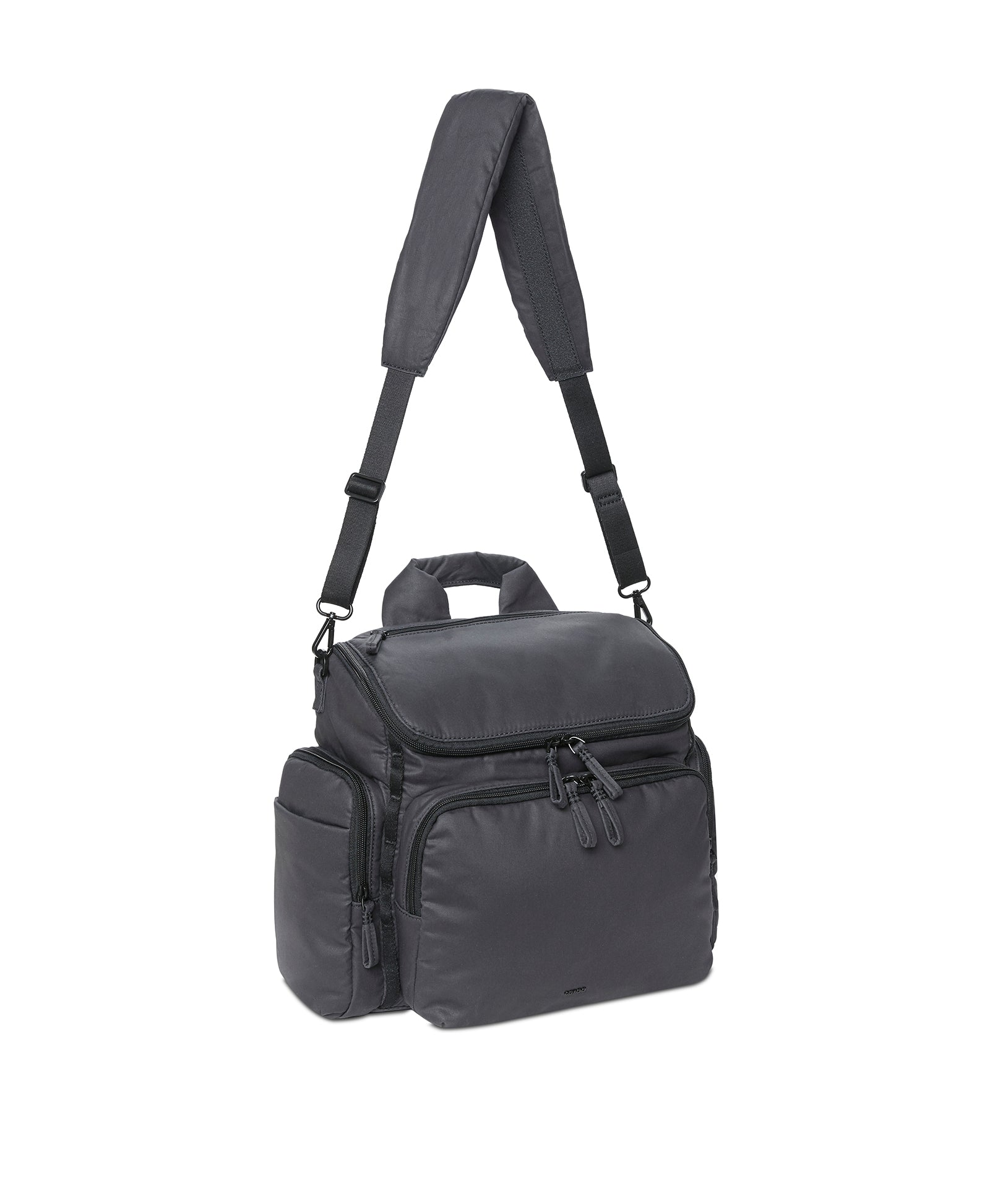 Baby Bag Cotton Medium In Black