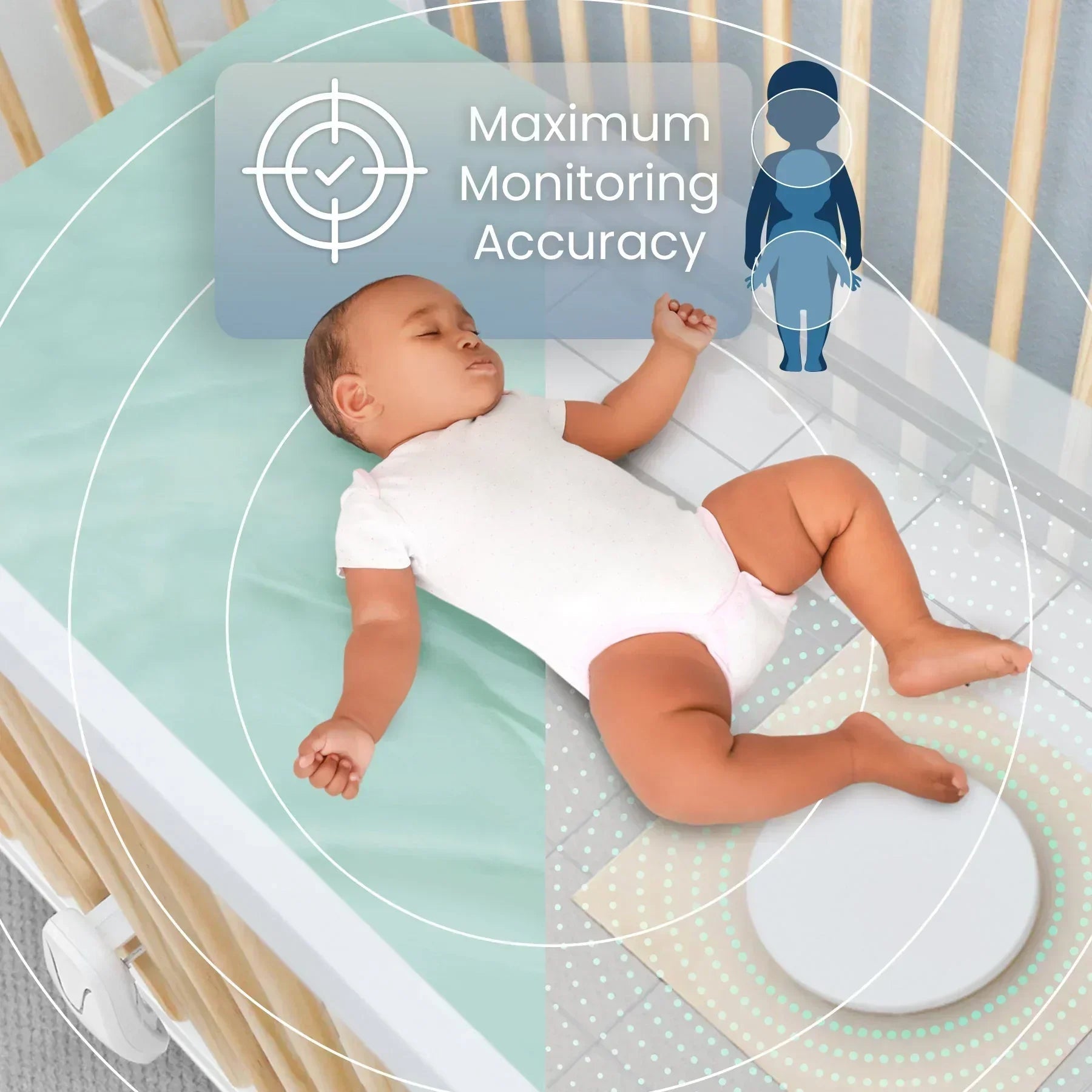Babysense 7 Safe Sleep & Compact Video Monitor Bundle